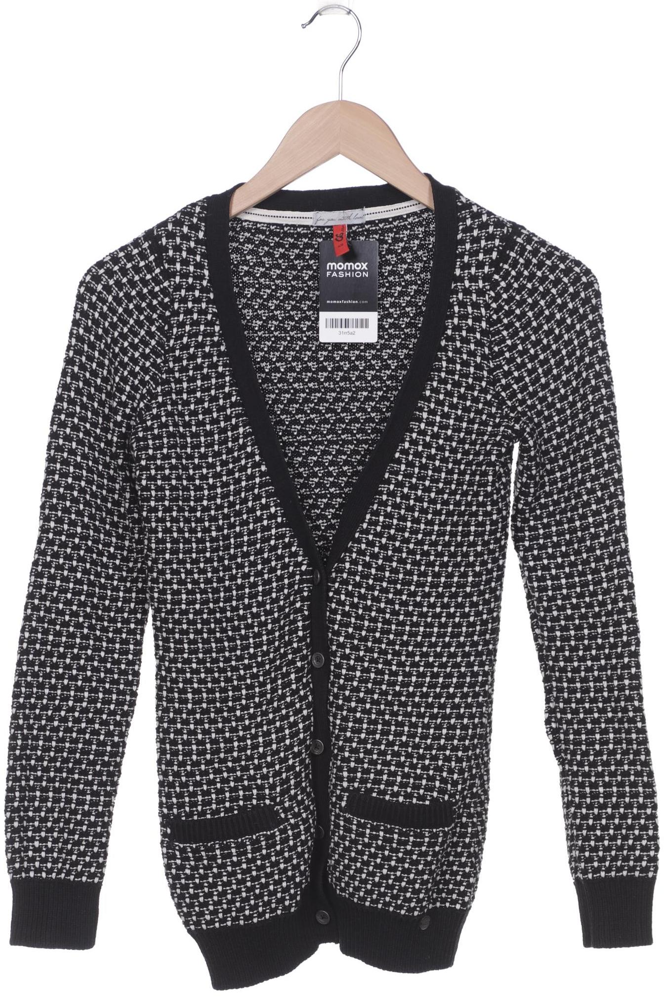 

s.Oliver Damen Strickjacke, schwarz, Gr. 34