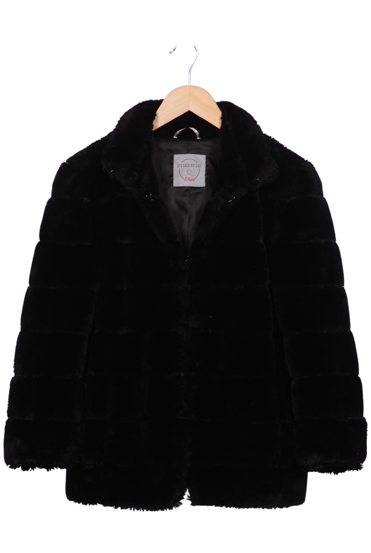 

s.Oliver Damen Jacke, schwarz, Gr. 38