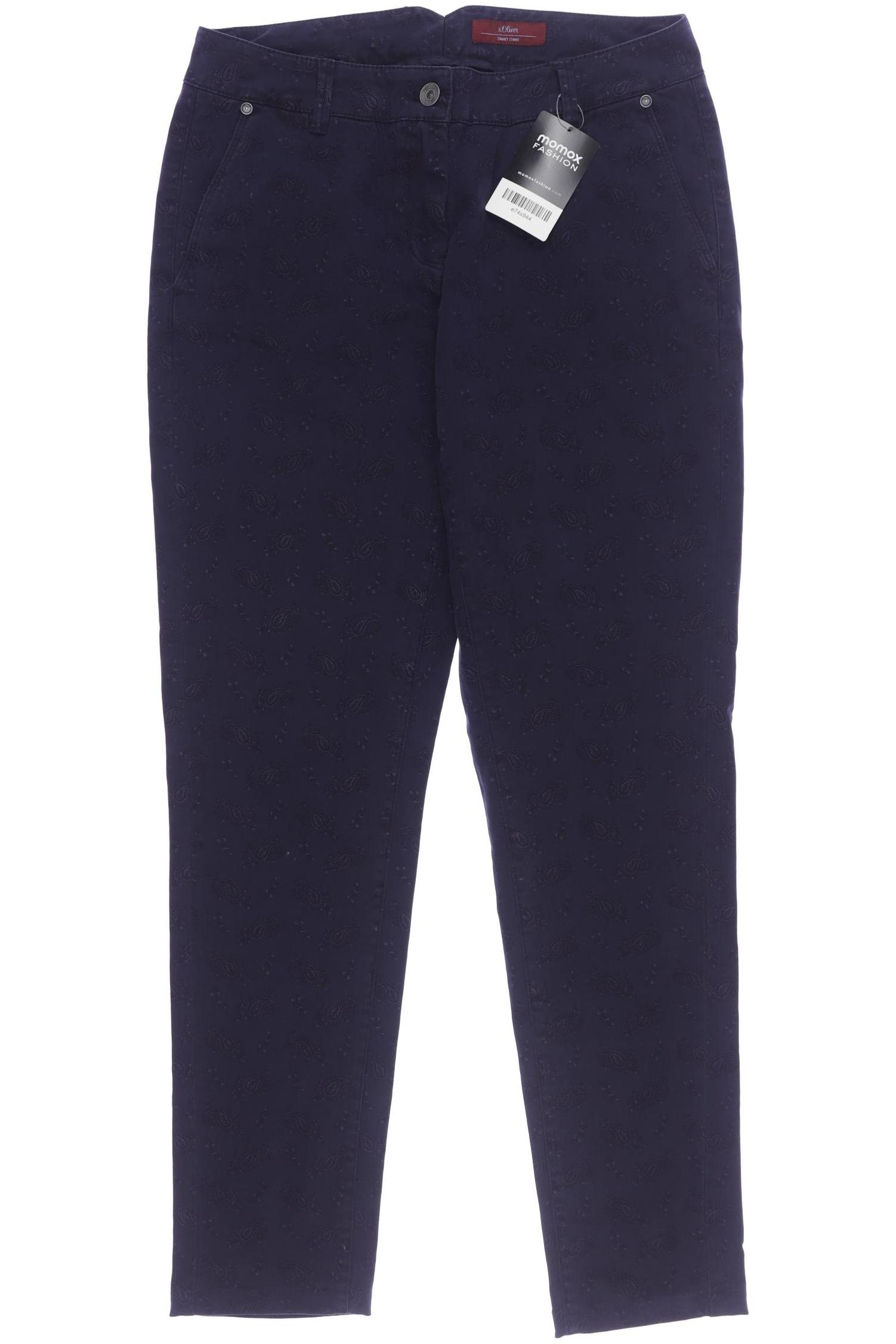 

s.Oliver Damen Stoffhose, marineblau, Gr. 27