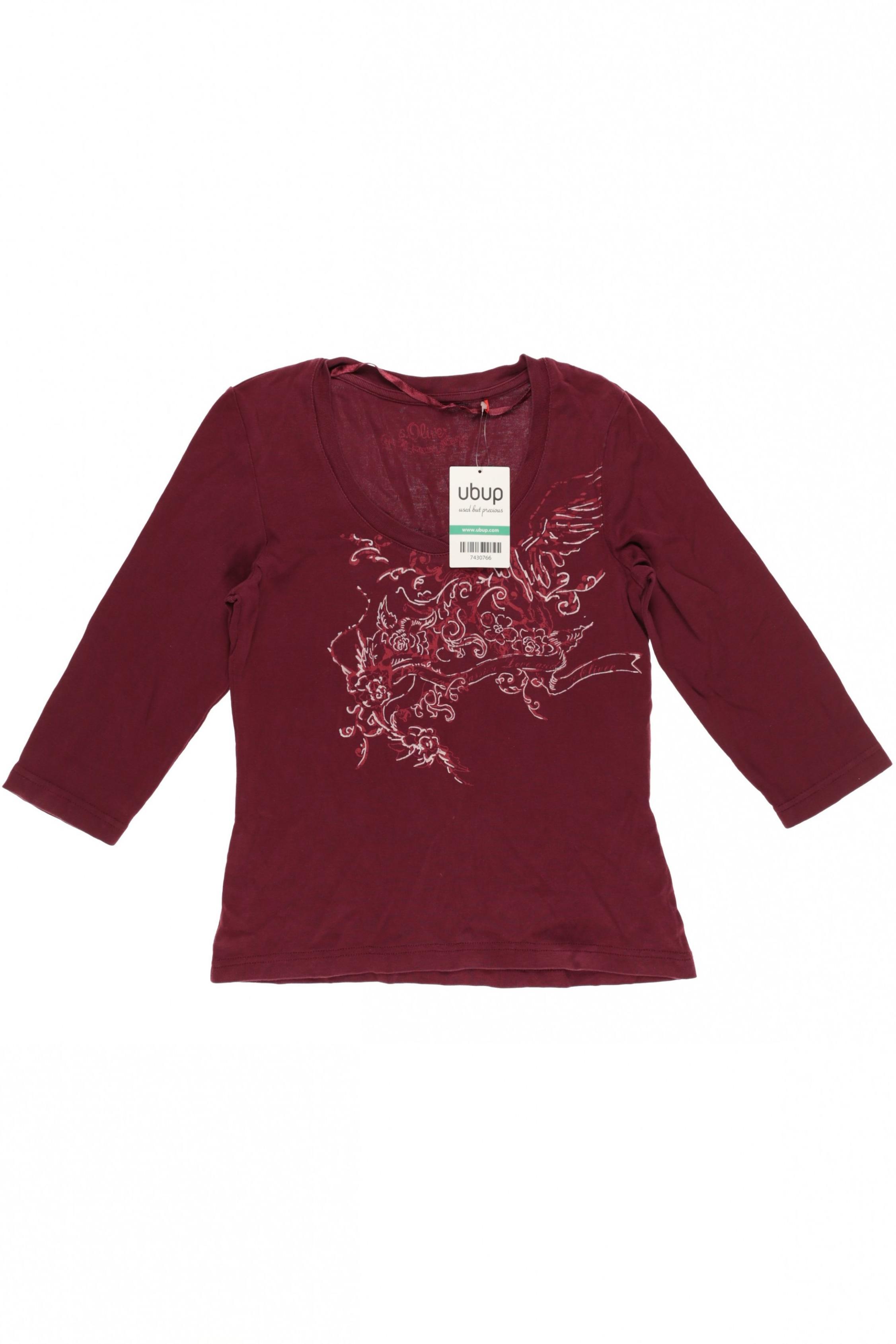 

s.Oliver Damen Langarmshirt, bordeaux, Gr. 36