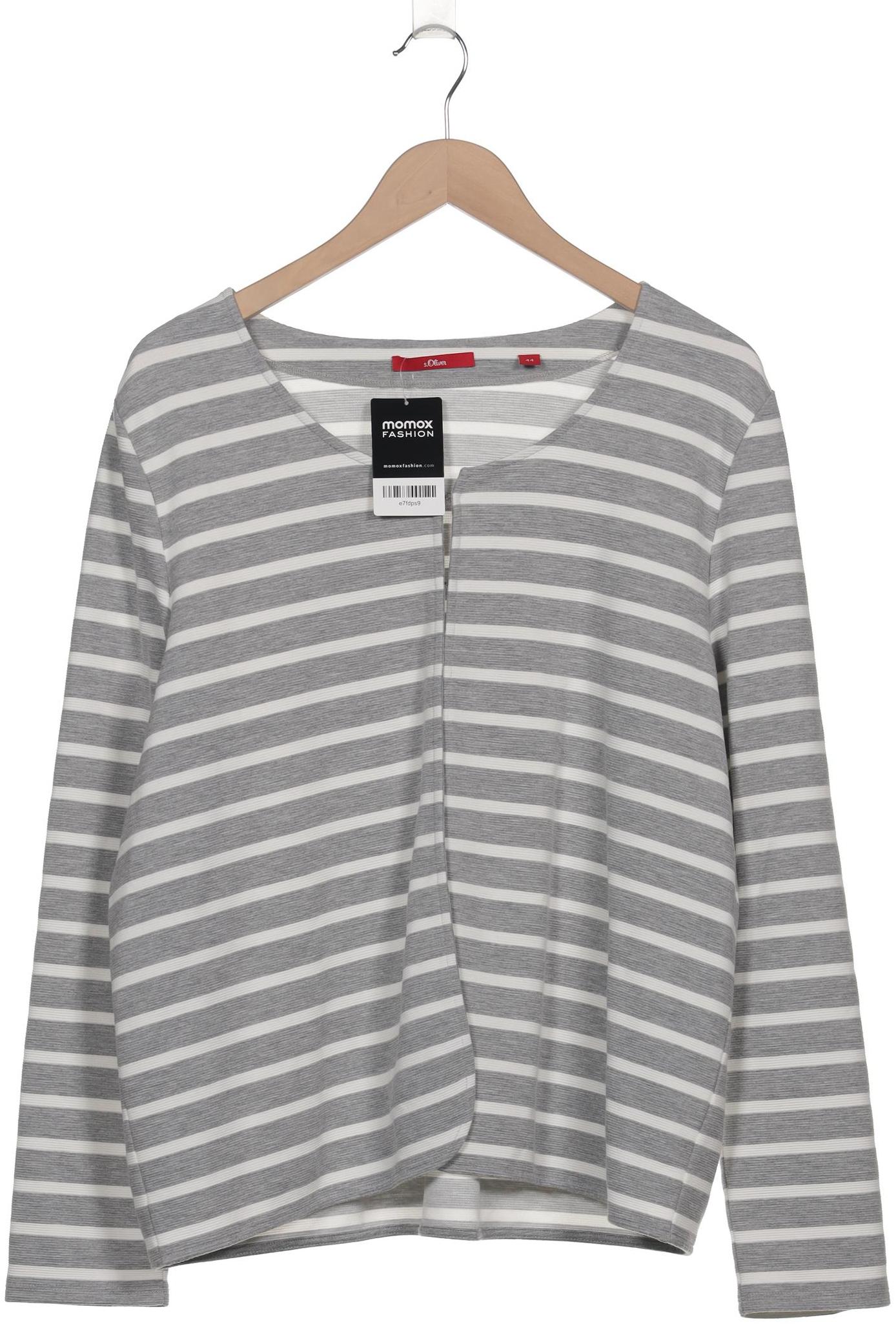 

s.Oliver Damen Strickjacke, grau, Gr. 44