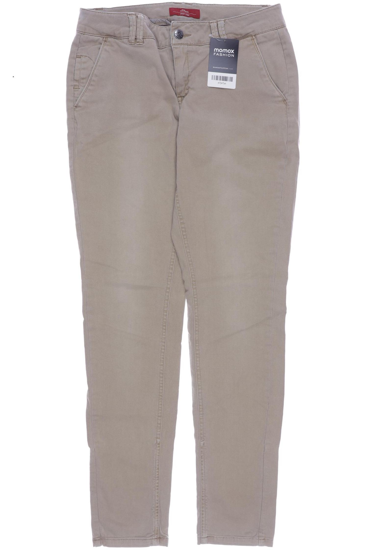 

s.Oliver Damen Stoffhose, beige, Gr. 34