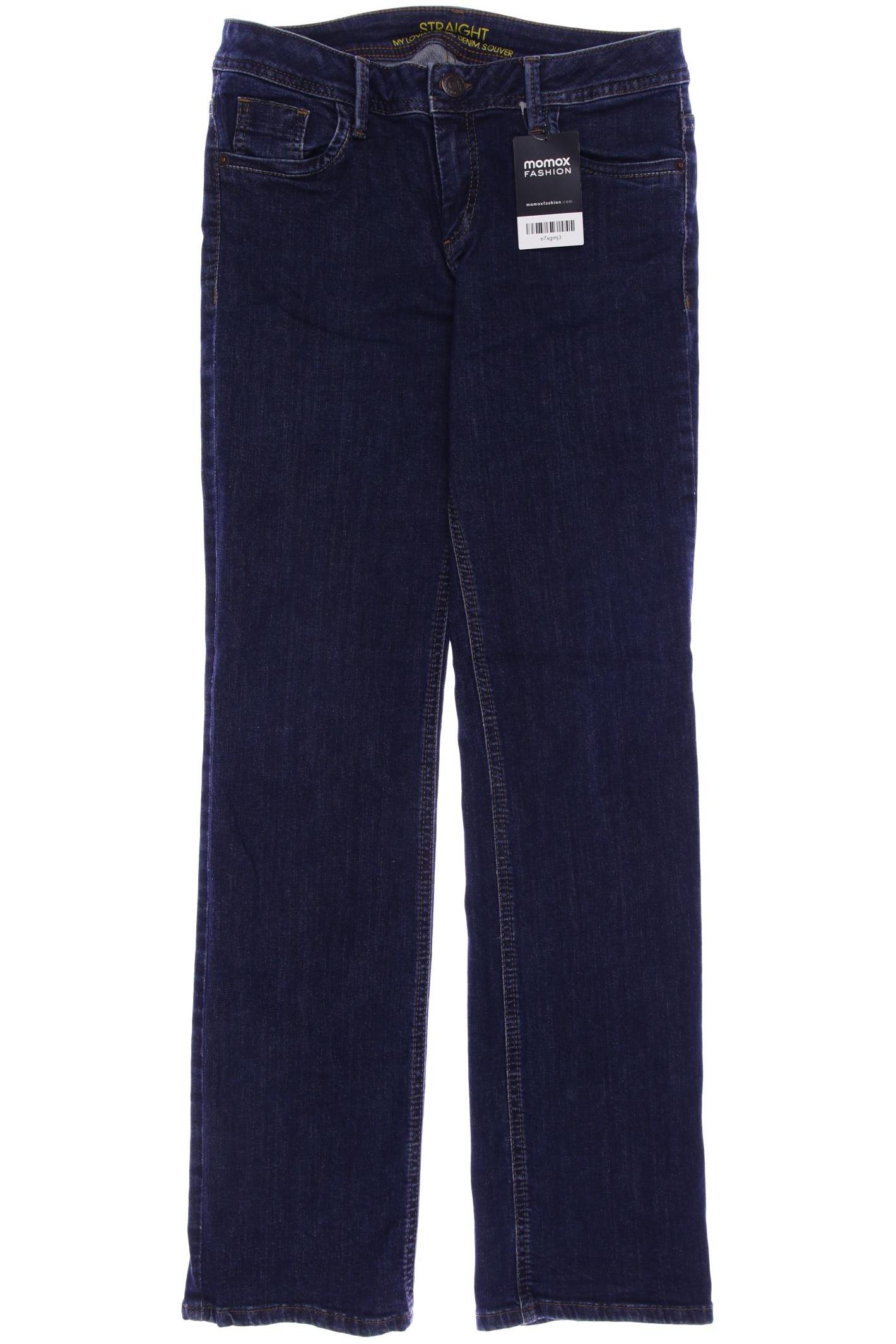 

s.Oliver Damen Jeans, marineblau