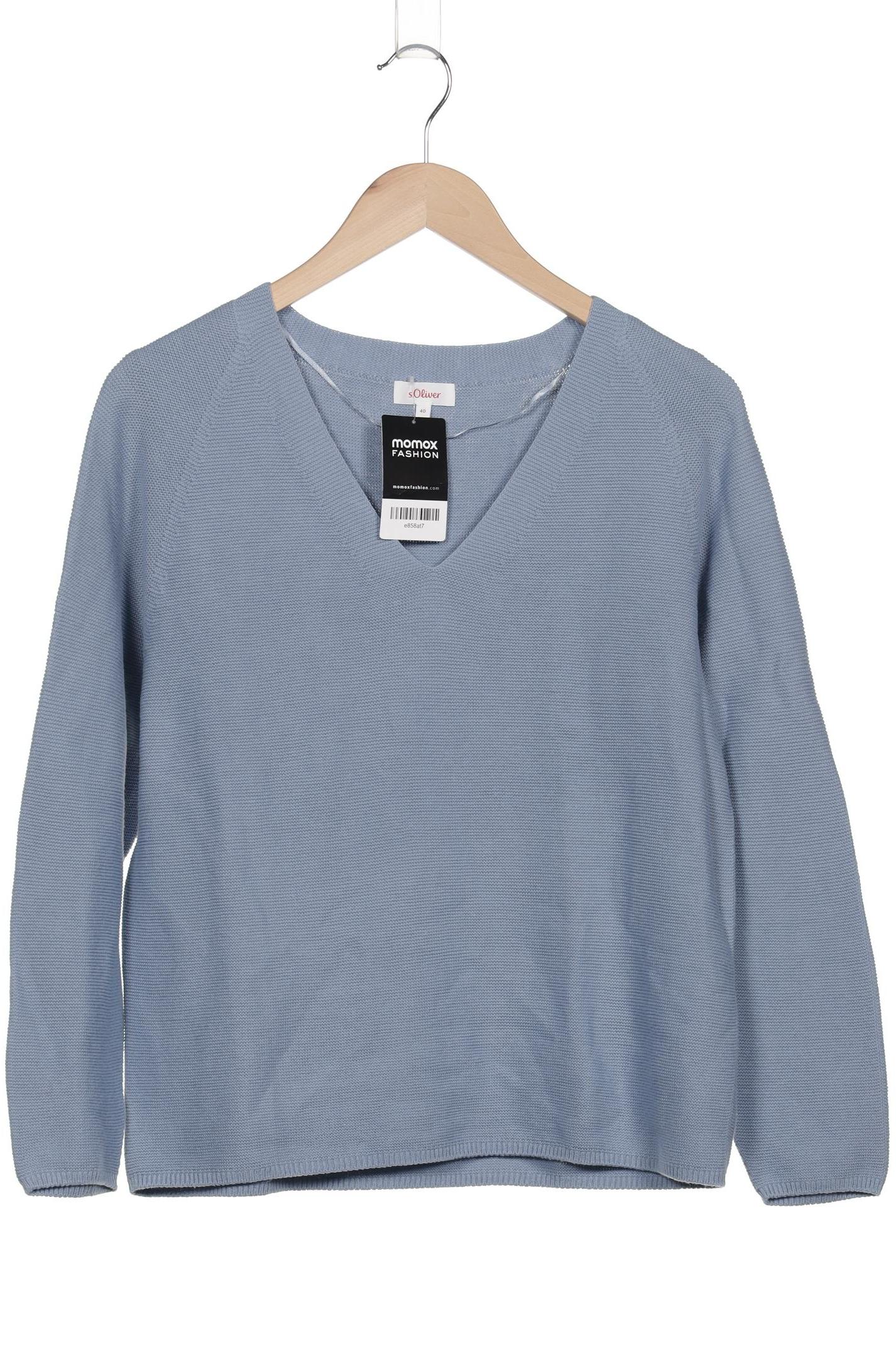 

s.Oliver Damen Pullover, hellblau, Gr. 40