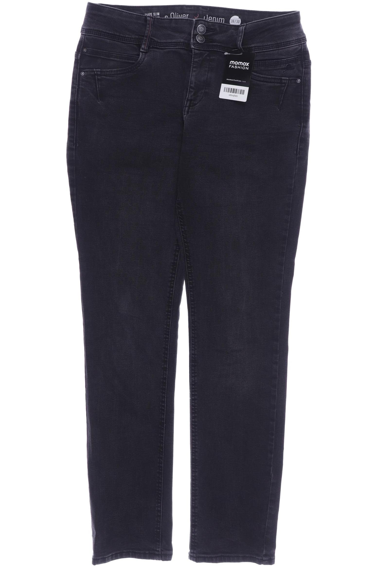 

s.Oliver Damen Jeans, schwarz