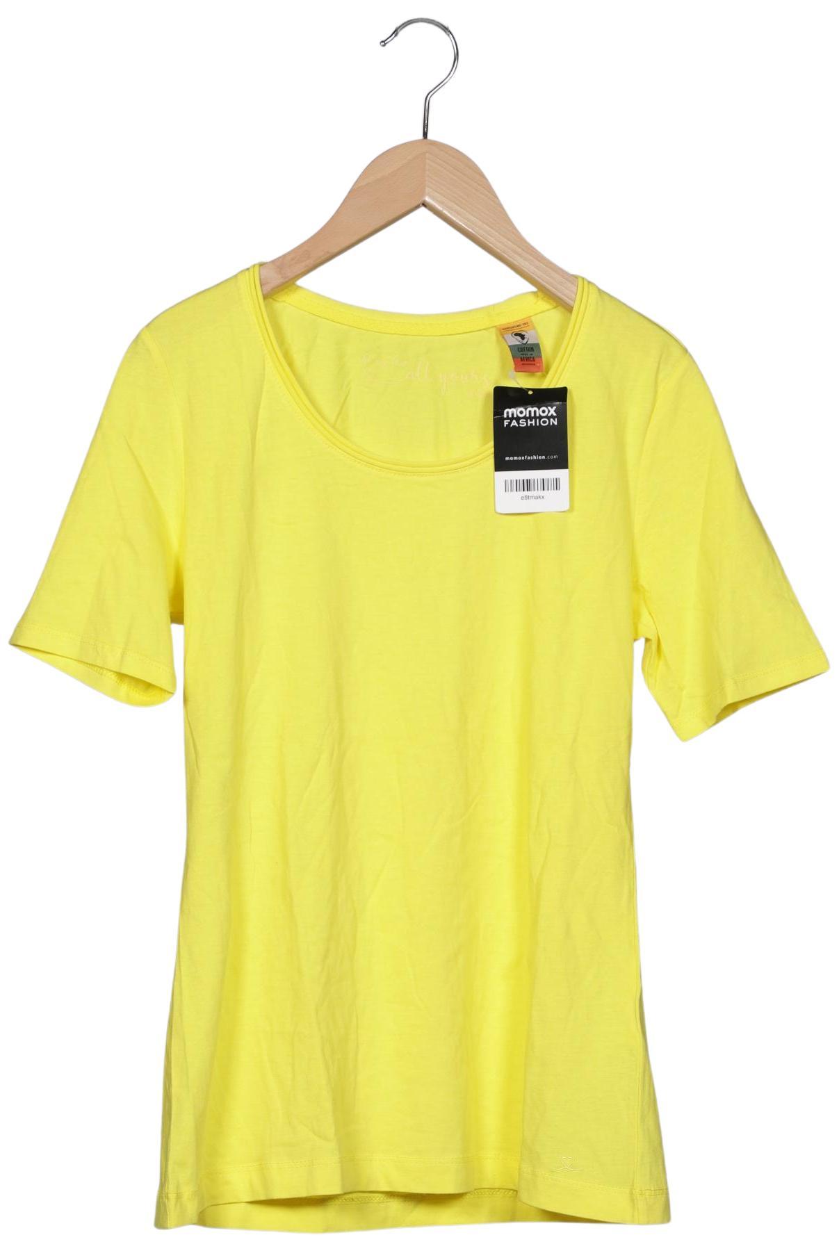 

s.Oliver Damen T-Shirt, gelb, Gr. 38
