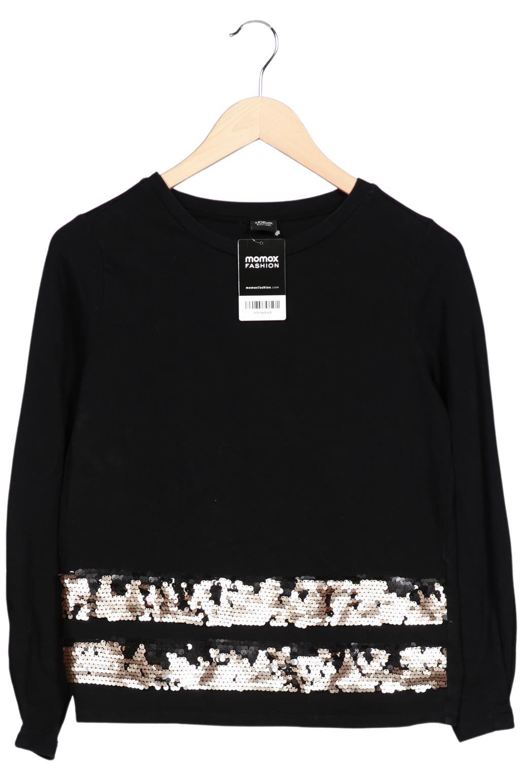 

s.Oliver Damen Sweatshirt, schwarz, Gr. 34