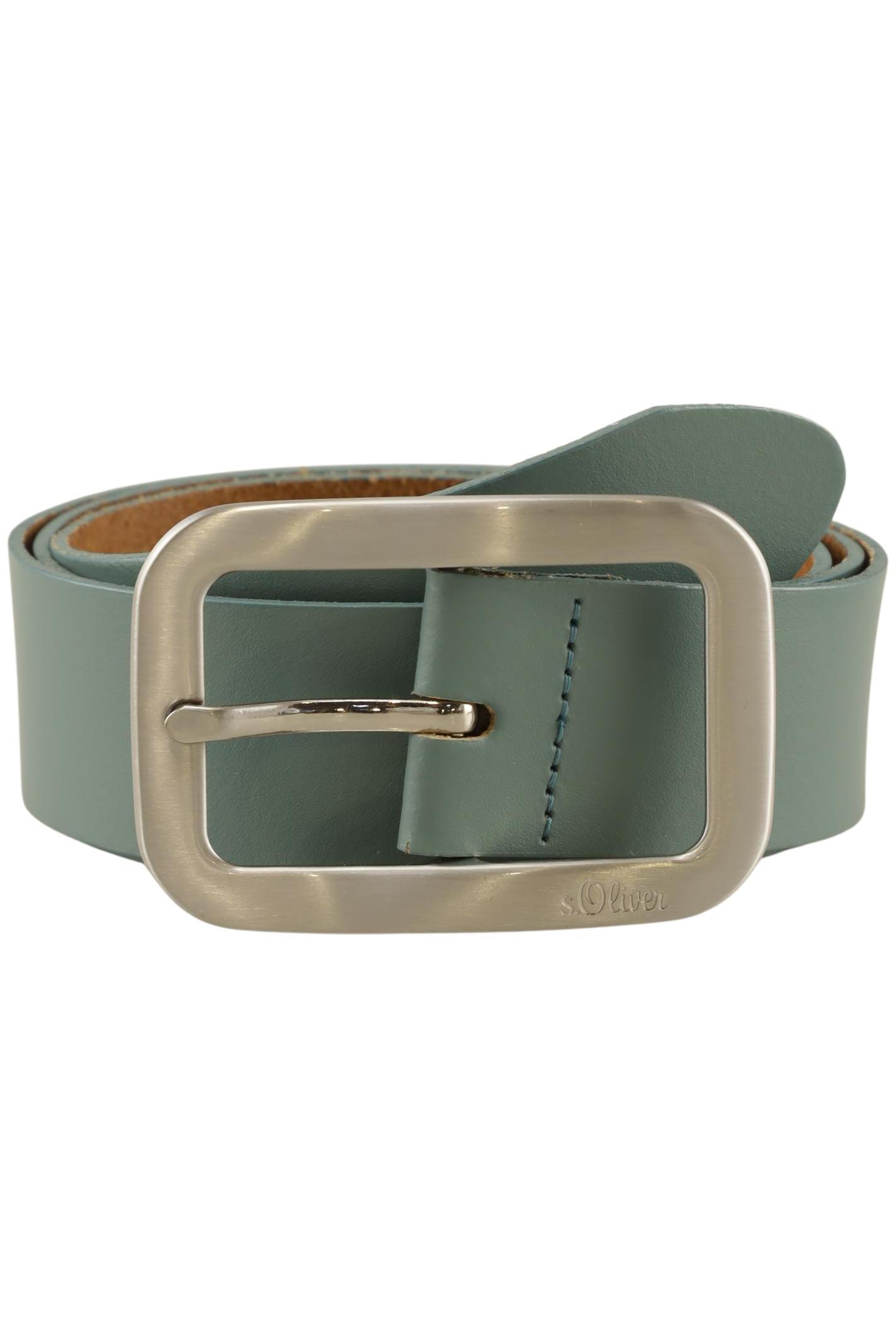 

s.Oliver Damen Gürtel, türkis, Gr. 80