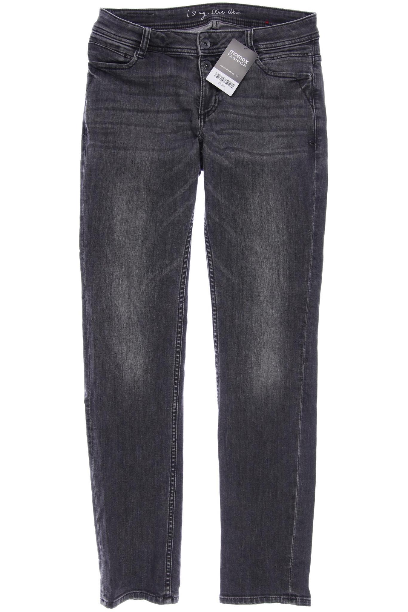 

s.Oliver Damen Jeans, grau, Gr. 28