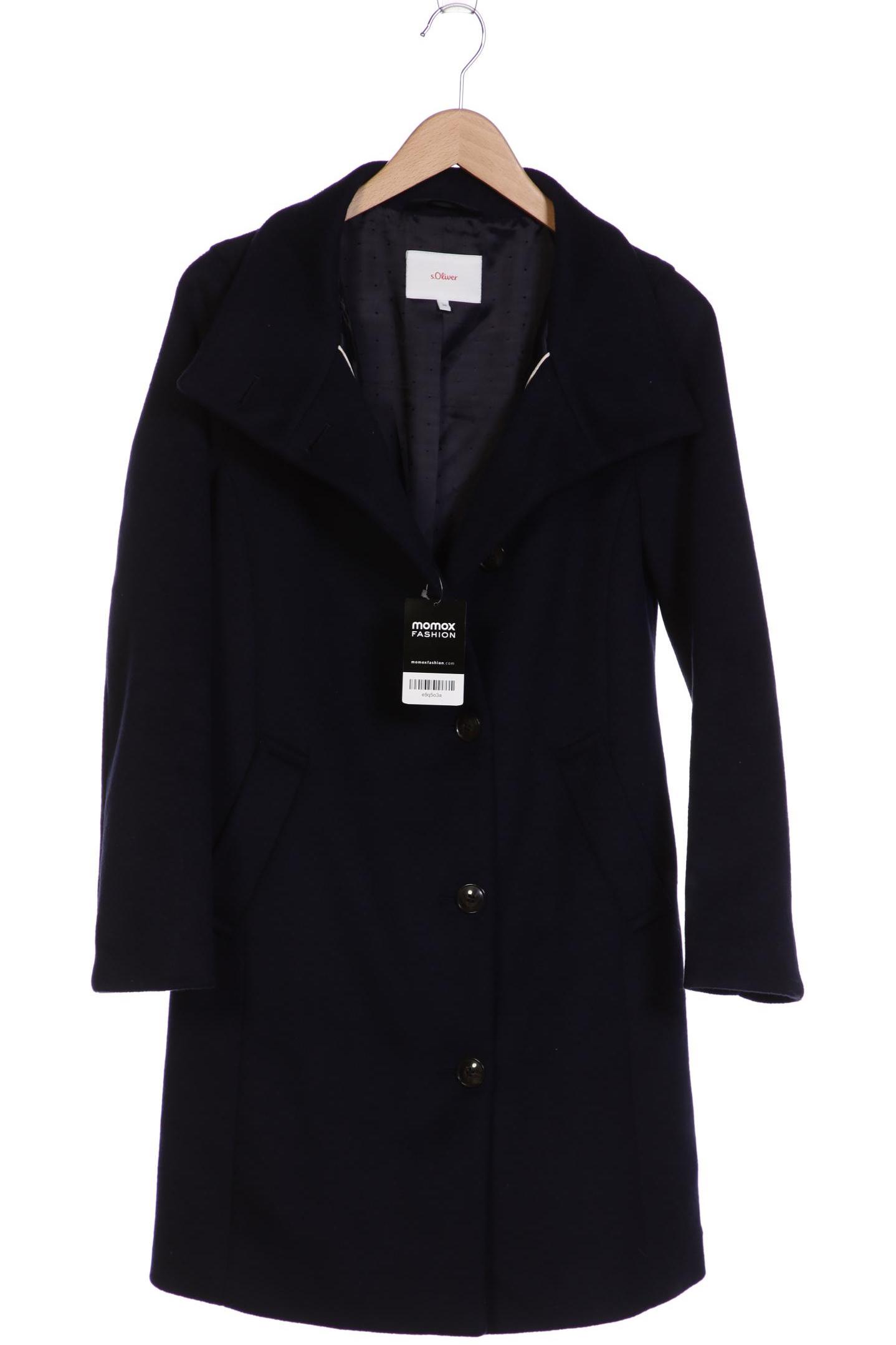 

s.Oliver Damen Mantel, marineblau