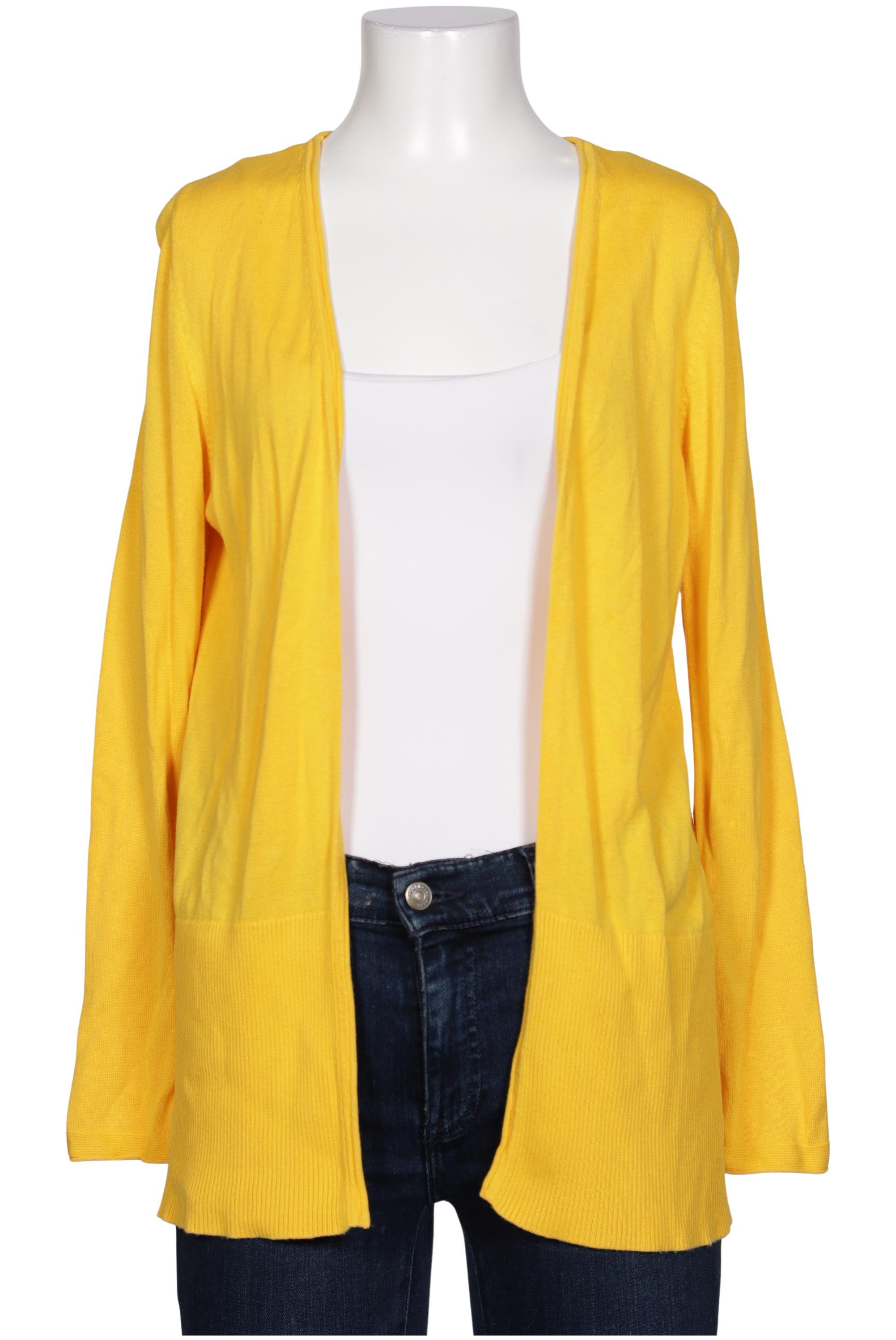 

s.Oliver Damen Strickjacke, gelb, Gr. 40