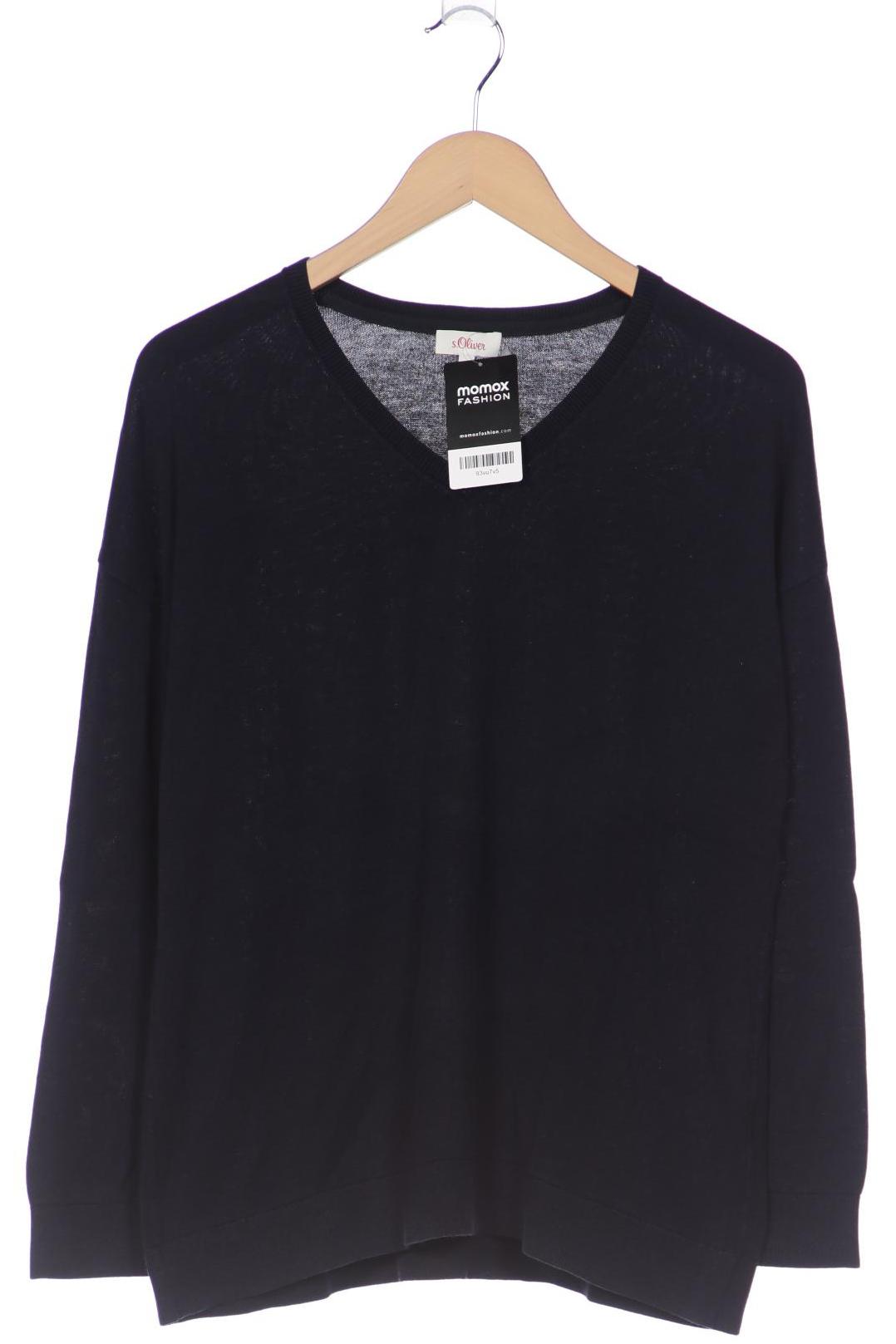 

s.Oliver Damen Pullover, marineblau