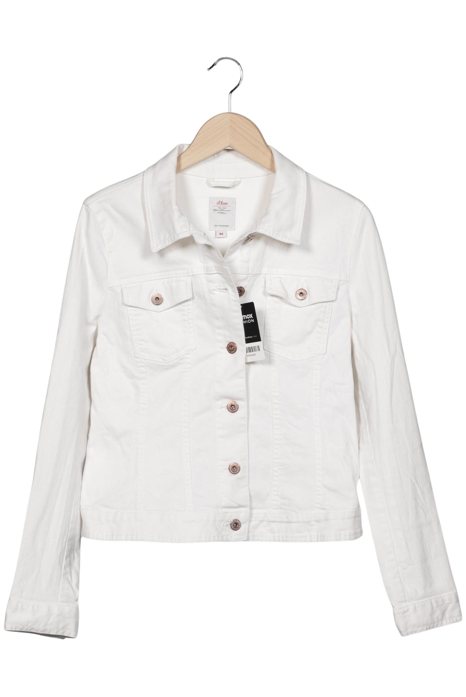 

s.Oliver Damen Jacke, weiß, Gr. 40