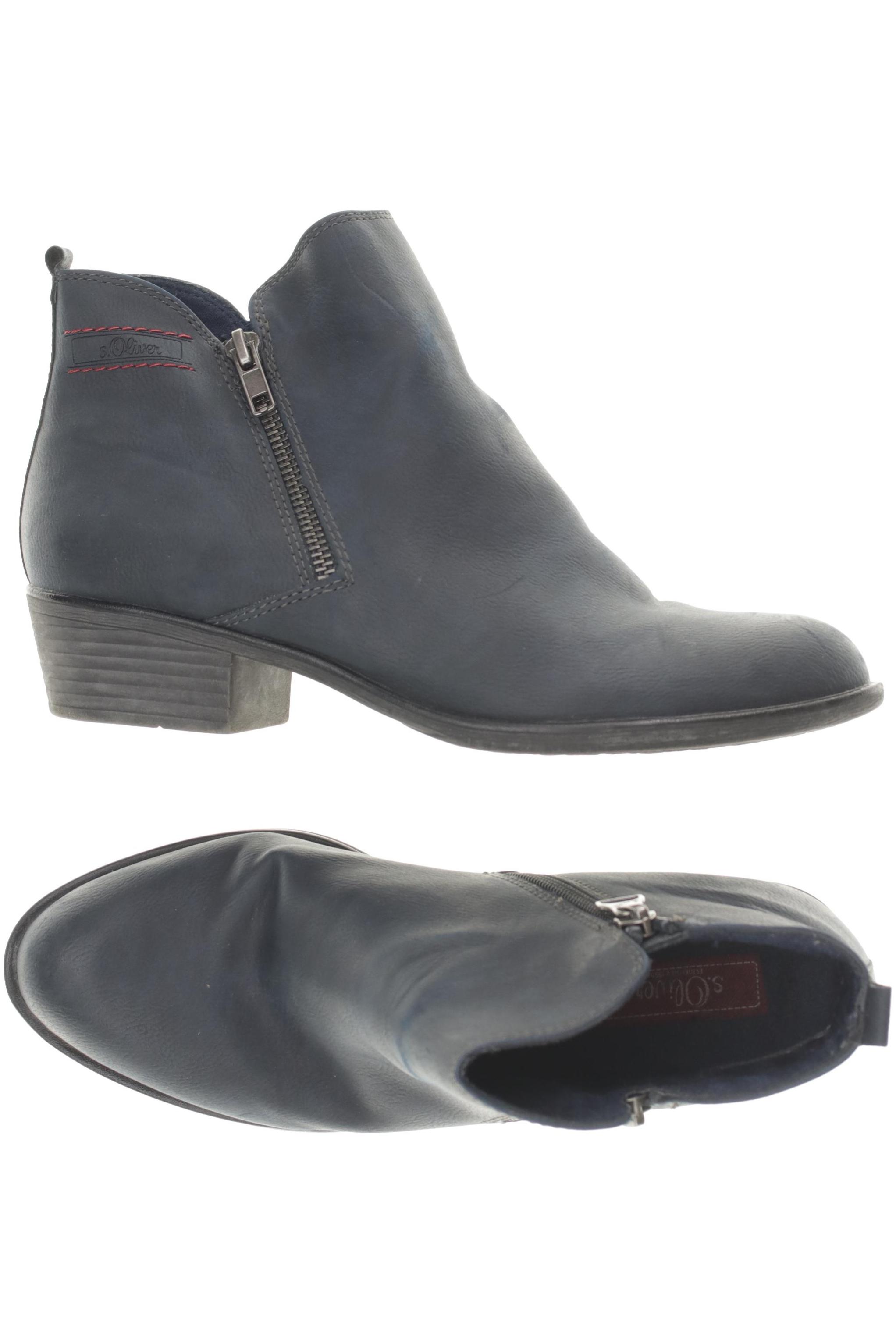

s.Oliver Damen Stiefelette, türkis, Gr. 39