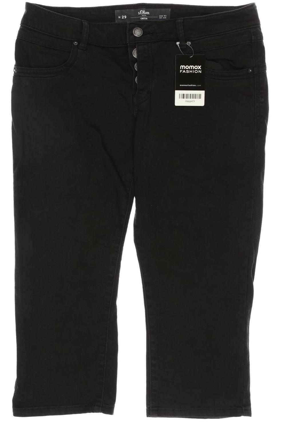 

s.Oliver Damen Jeans, schwarz