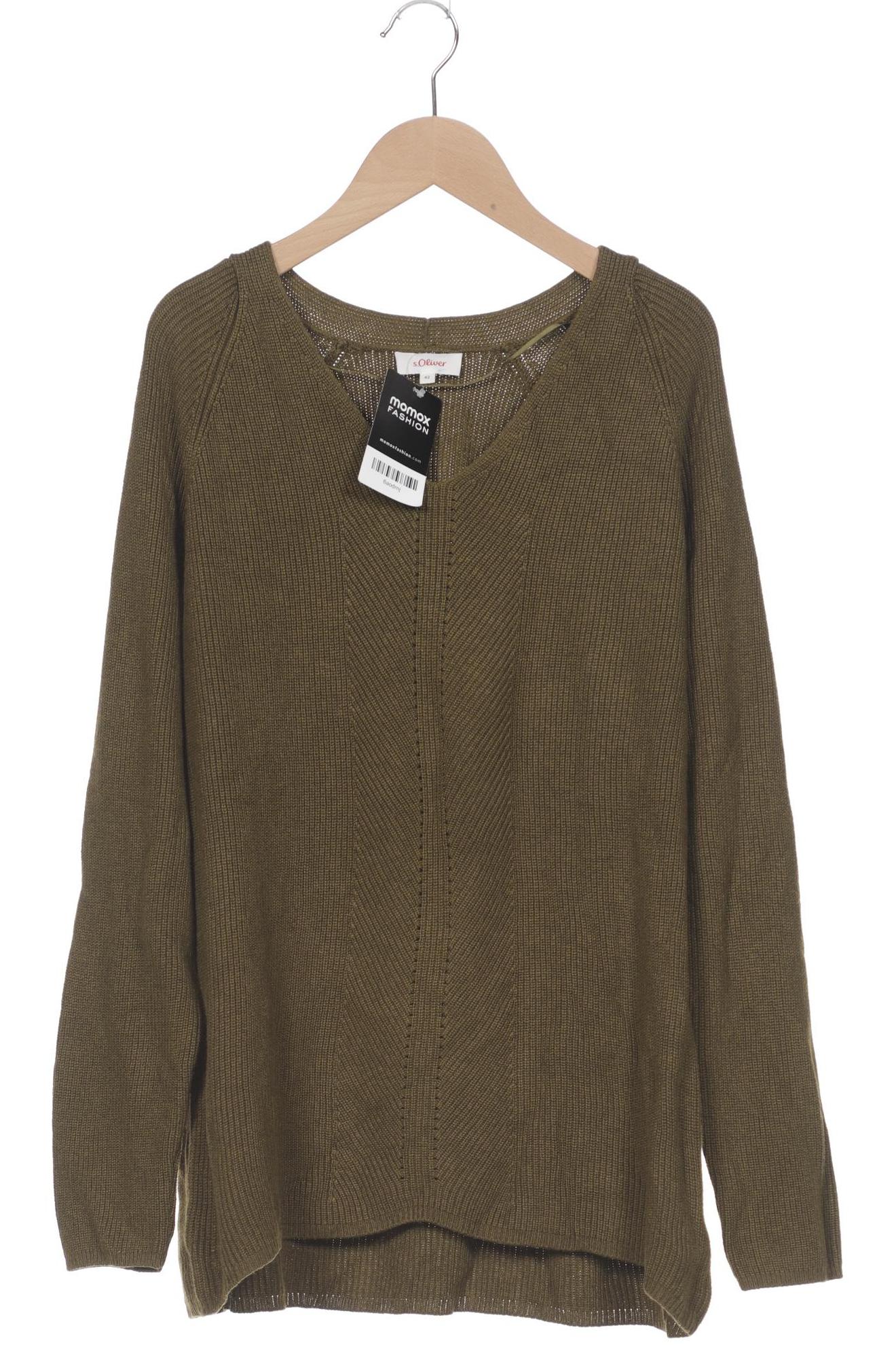 

s.Oliver Damen Pullover, grün, Gr. 42