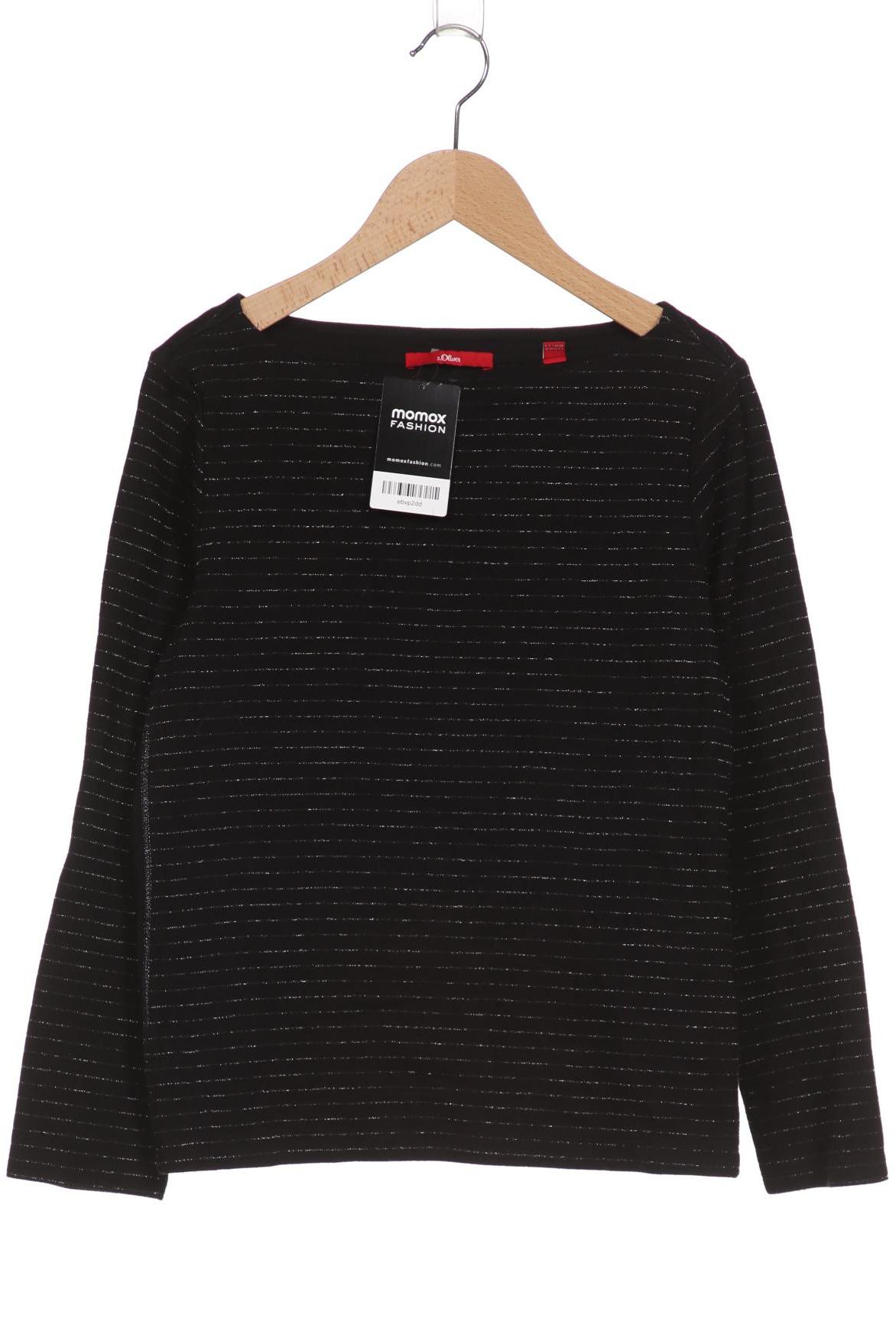 

s.Oliver Damen Langarmshirt, schwarz