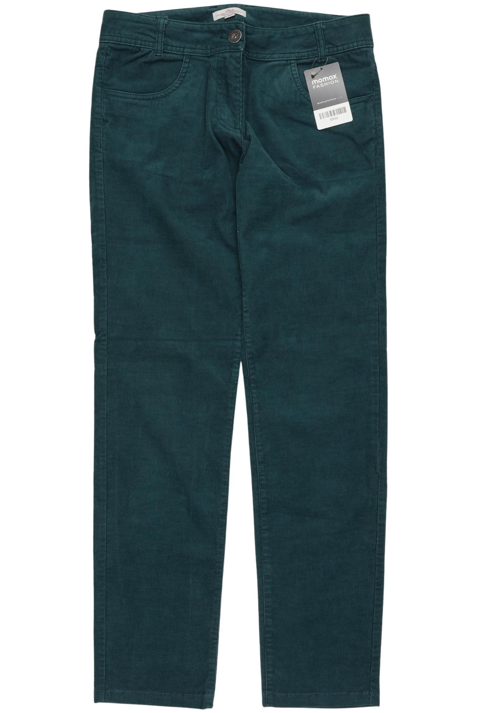 

s.Oliver Damen Stoffhose, grün, Gr. 36