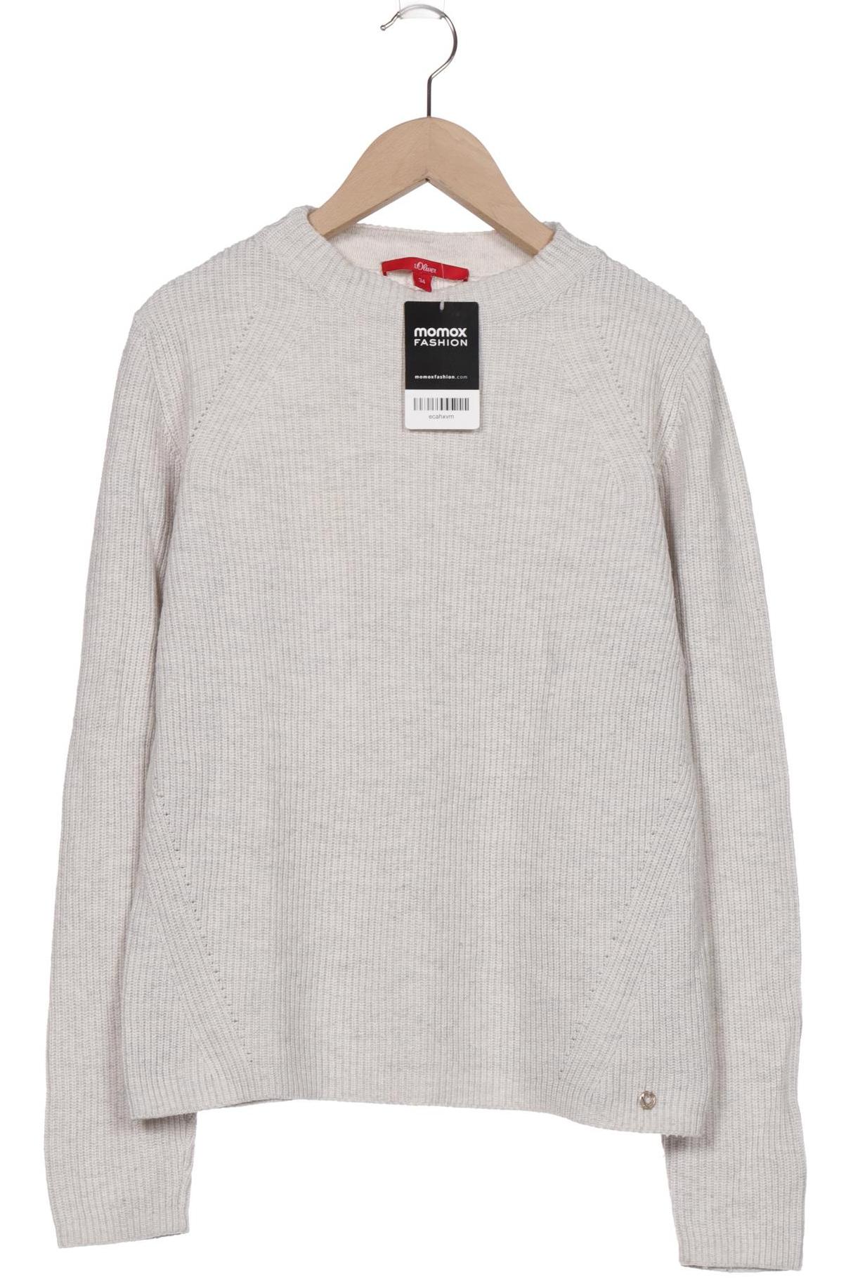 

s.Oliver Damen Pullover, cremeweiß