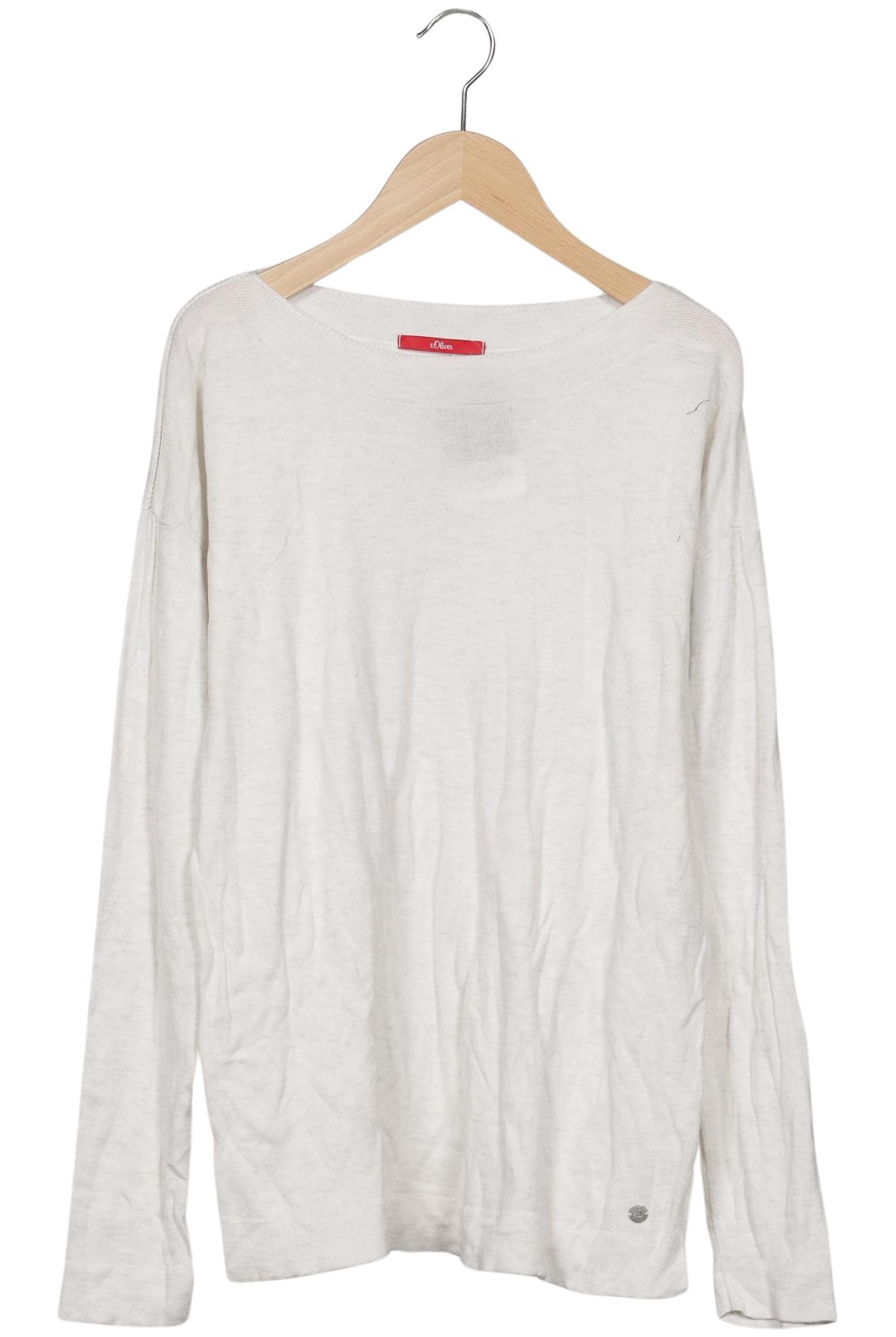 

s.Oliver Damen Pullover, cremeweiß, Gr. 42