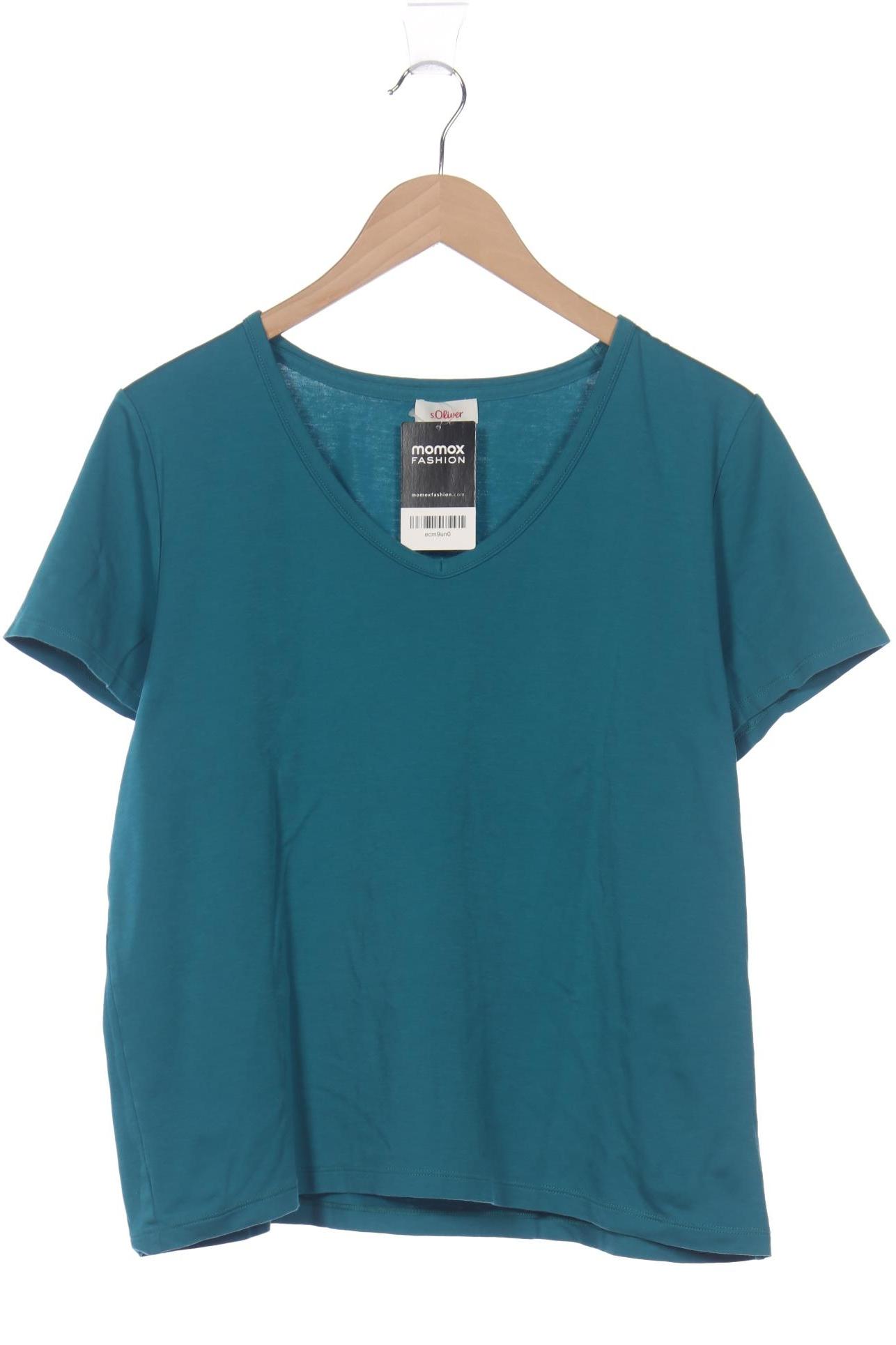 

s.Oliver Damen T-Shirt, türkis, Gr. 44