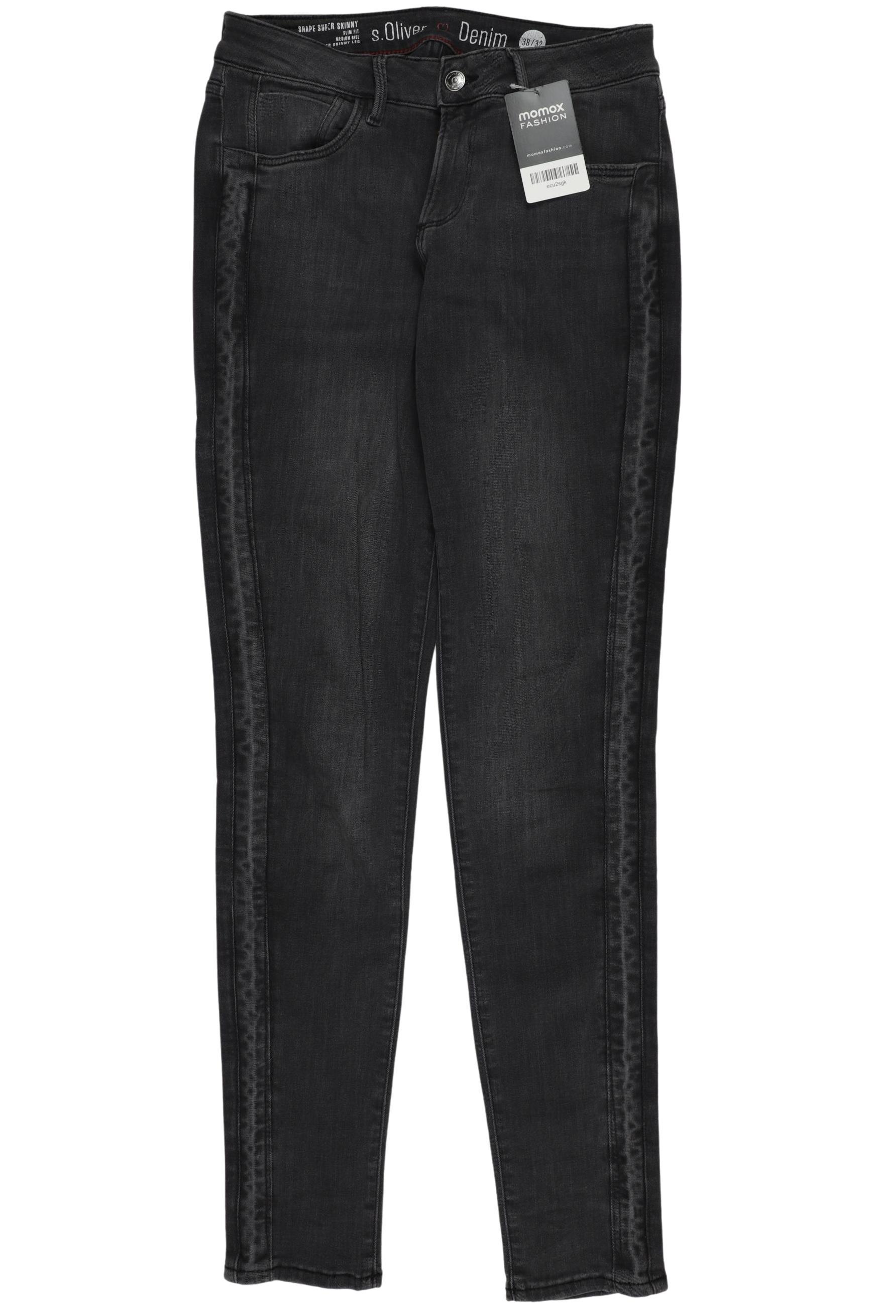 

s.Oliver Damen Jeans, schwarz, Gr. 38