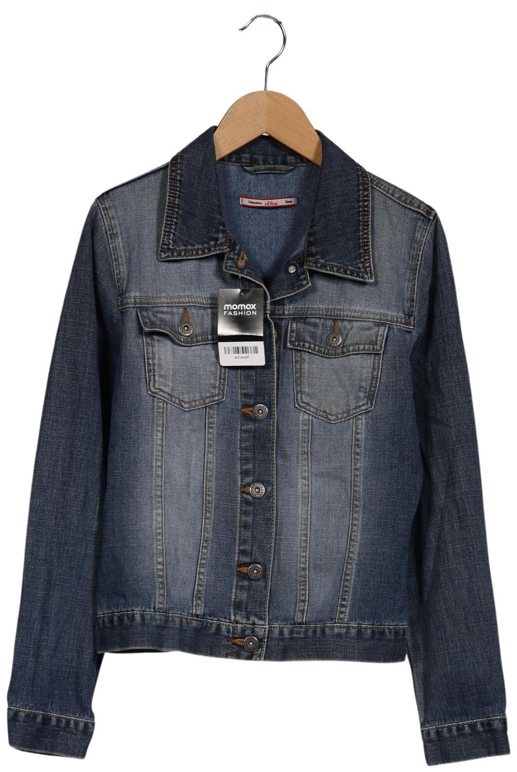 

s.Oliver Damen Jacke, blau, Gr. 34