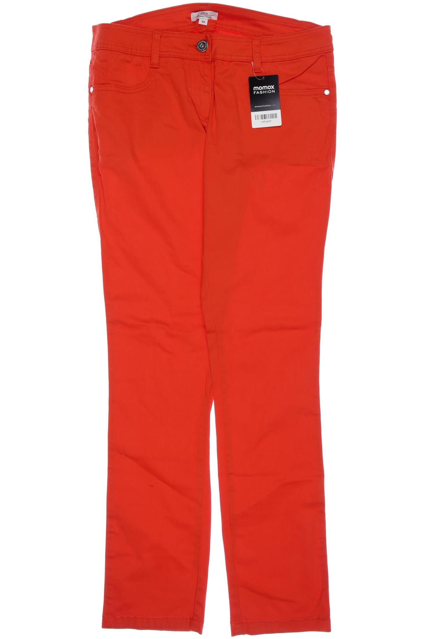 

s.Oliver Damen Stoffhose, rot, Gr. 40