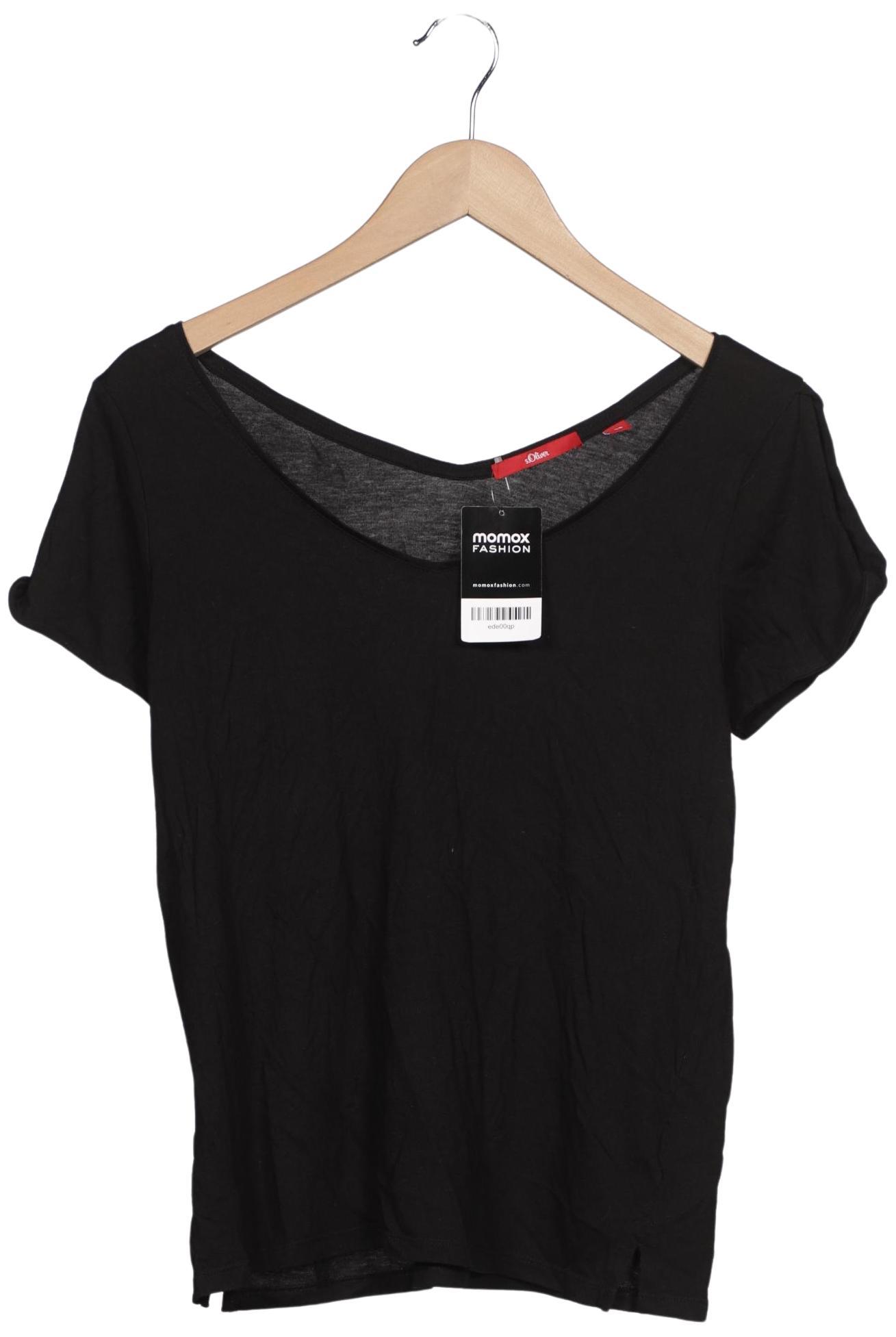 

s.Oliver Damen T-Shirt, schwarz, Gr. 38