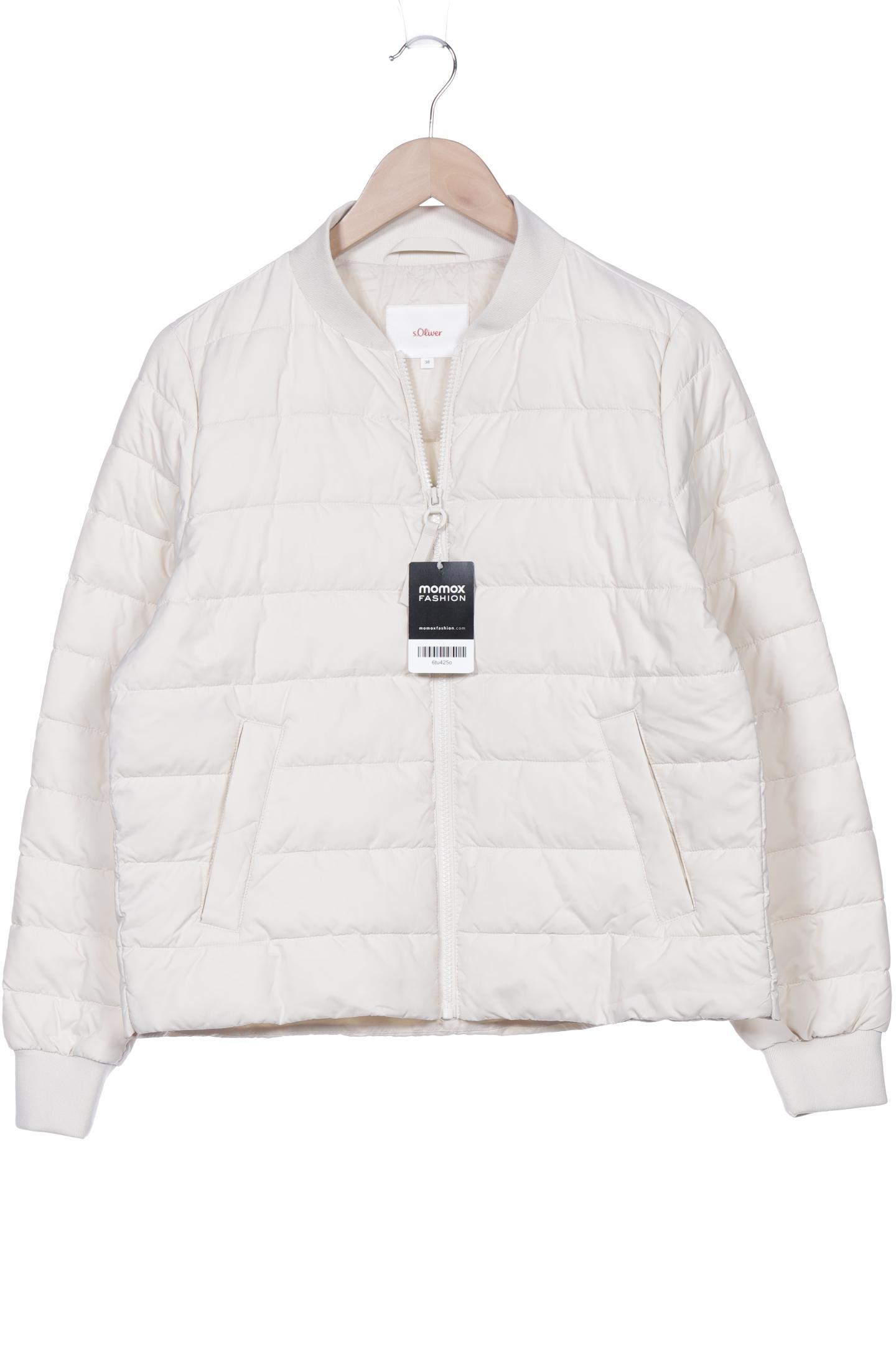 

s.Oliver Damen Jacke, cremeweiß, Gr. 38