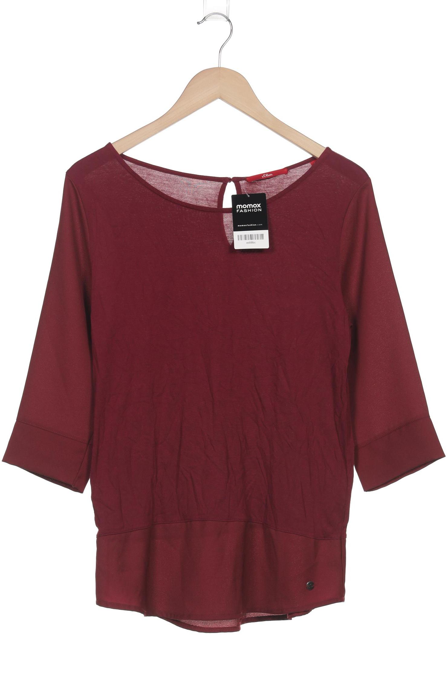 

s.Oliver Damen Langarmshirt, bordeaux, Gr. 38