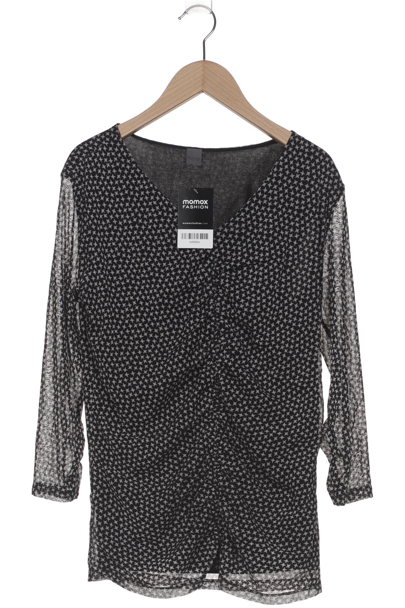 

s.Oliver Damen Langarmshirt, schwarz, Gr. 40