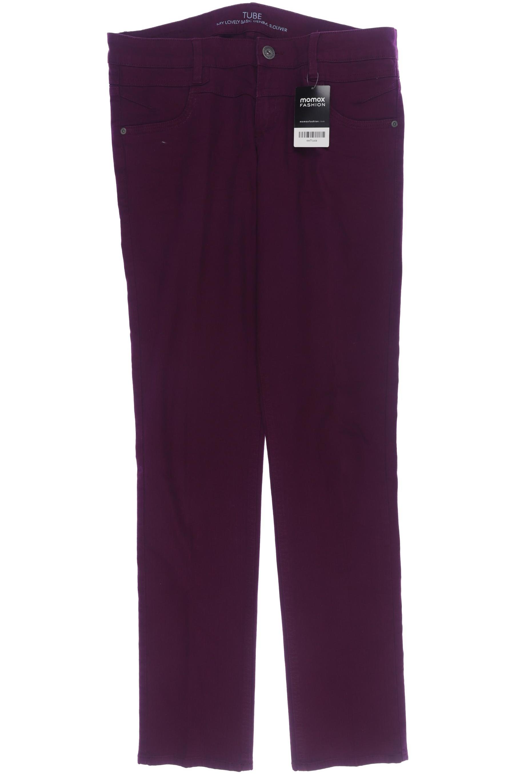 

s.Oliver Damen Jeans, bordeaux, Gr. 40