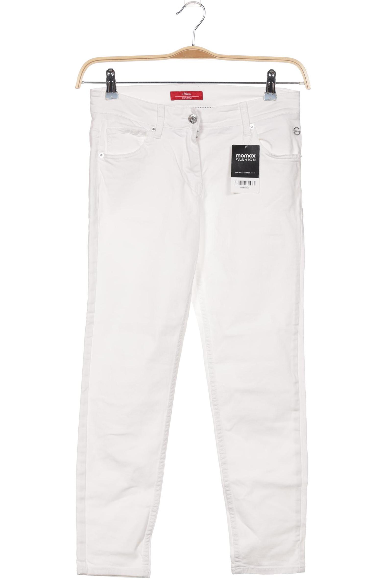 

s.Oliver Damen Jeans, weiß, Gr. 34