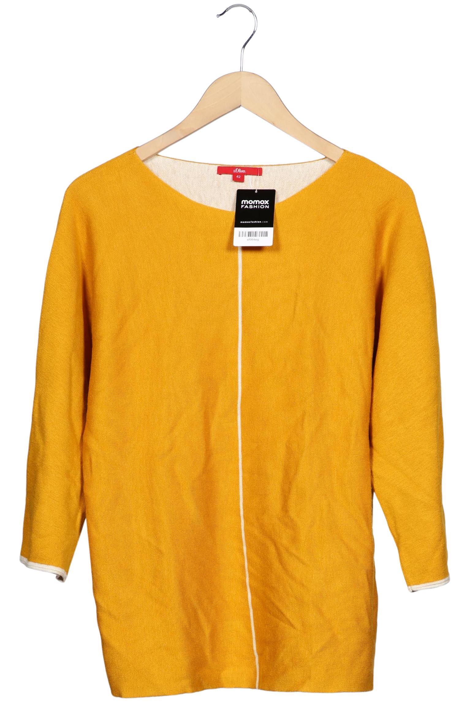 

s.Oliver Damen Pullover, gelb, Gr. 42