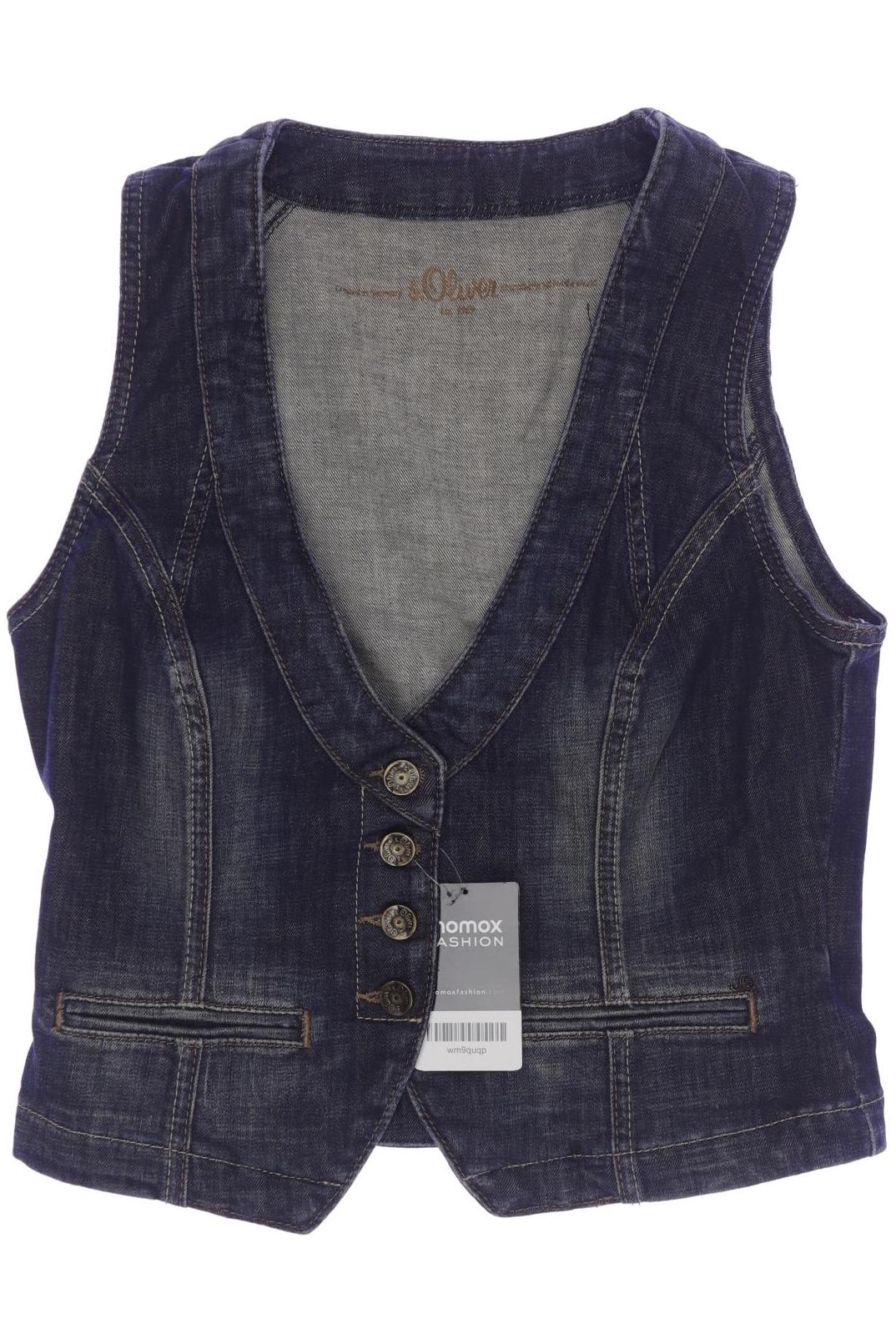 

s.Oliver Damen Weste, marineblau, Gr. 38