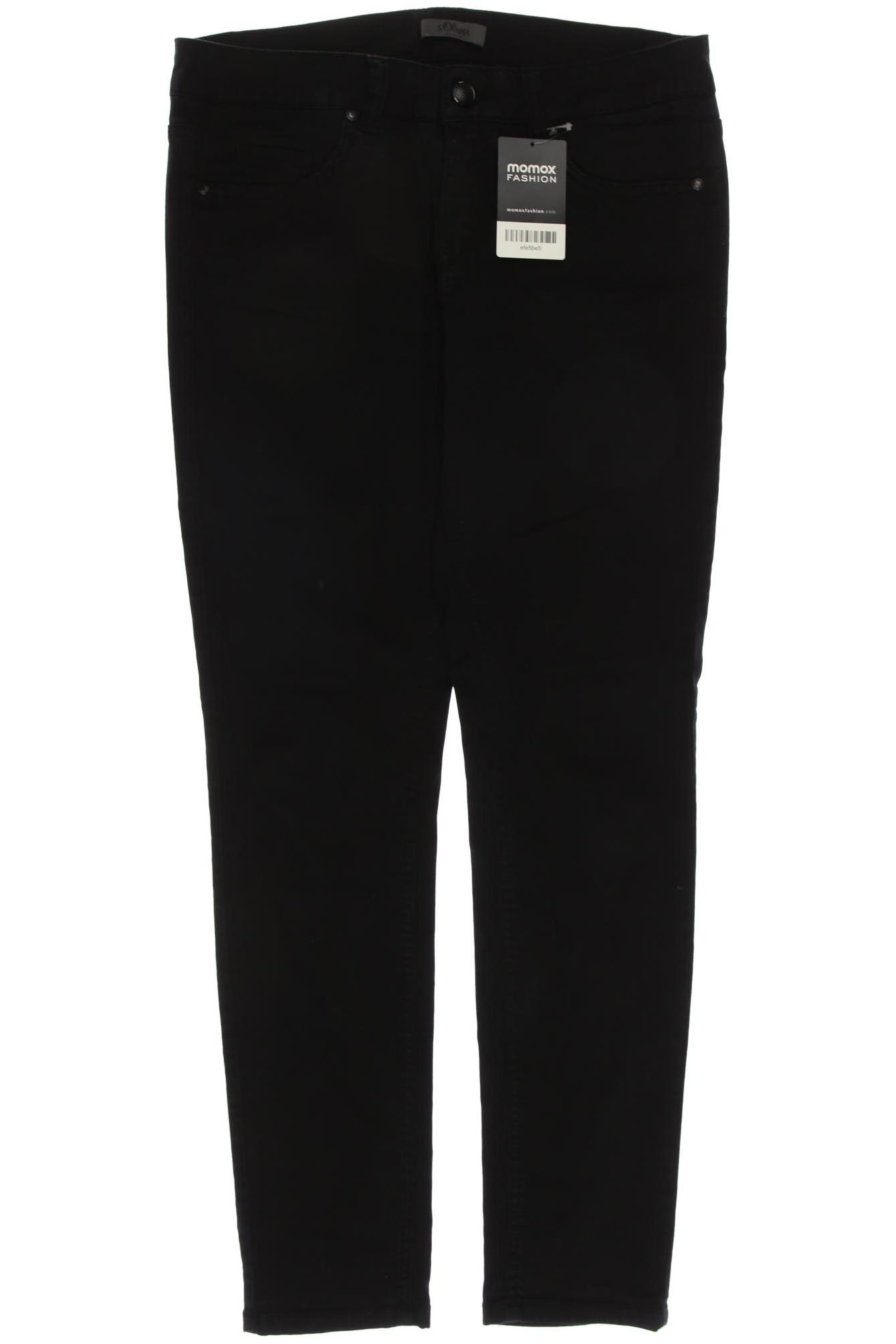 

s.Oliver Damen Jeans, schwarz