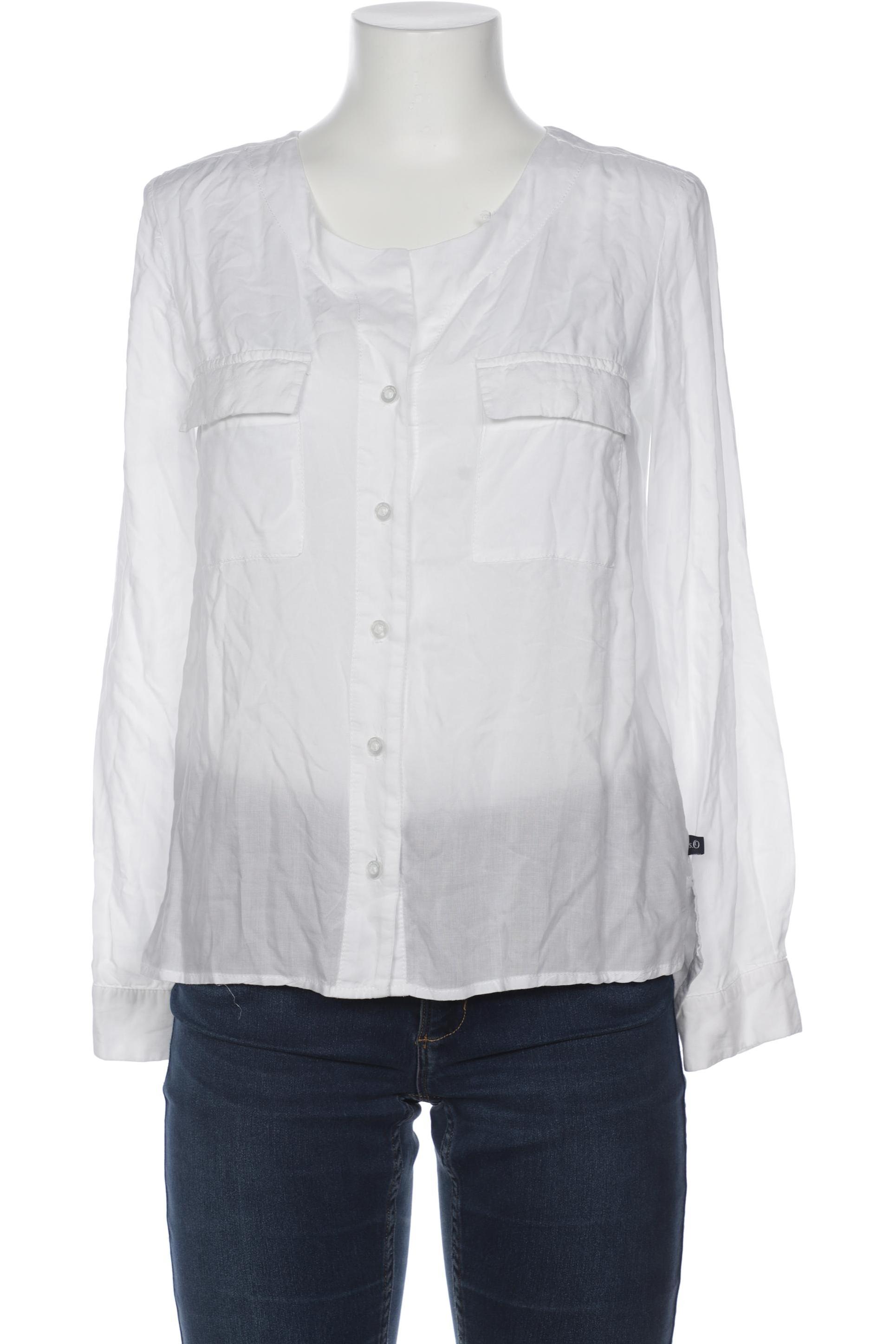 

s.Oliver Damen Bluse, weiß, Gr. 38