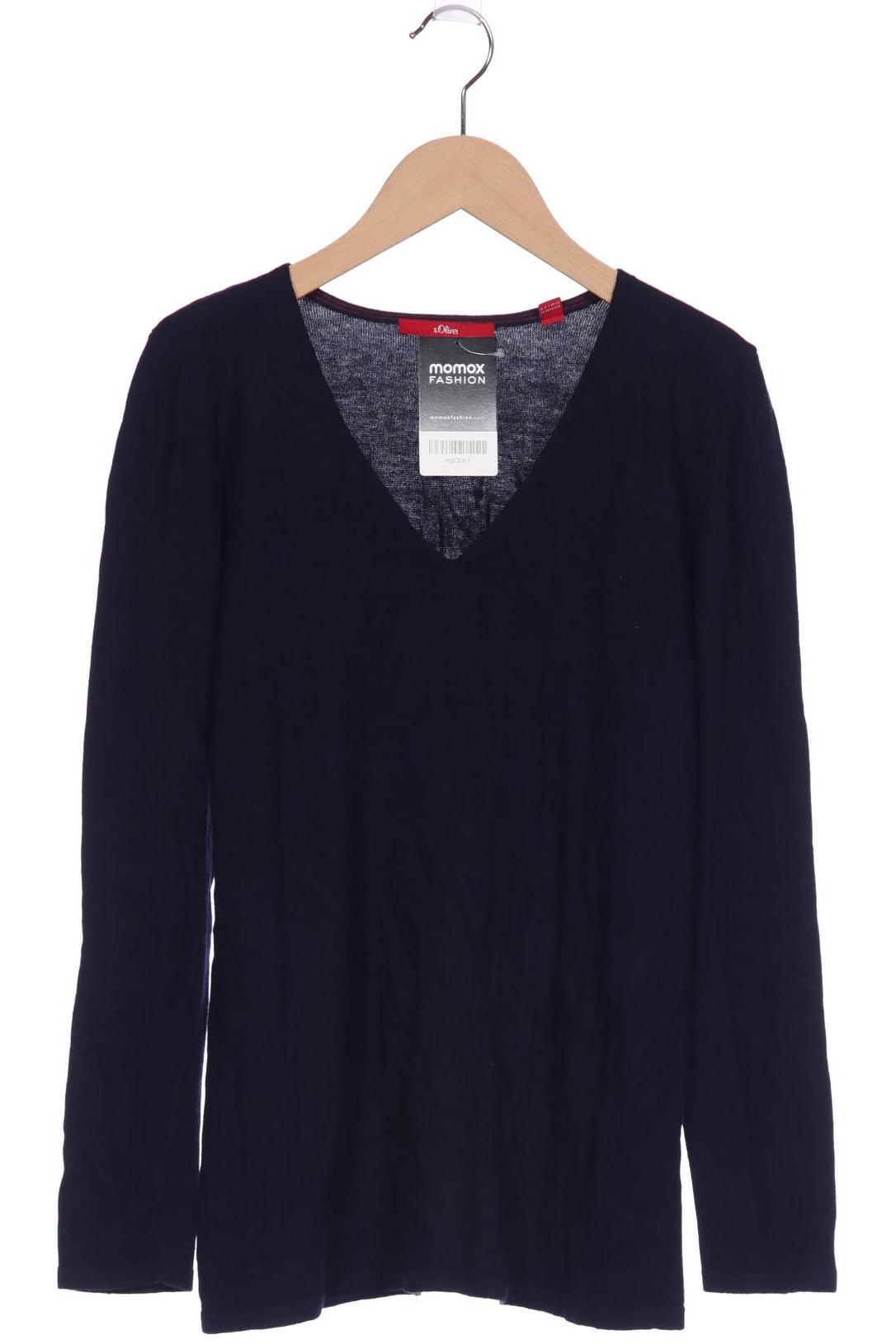 

s.Oliver Damen Pullover, marineblau