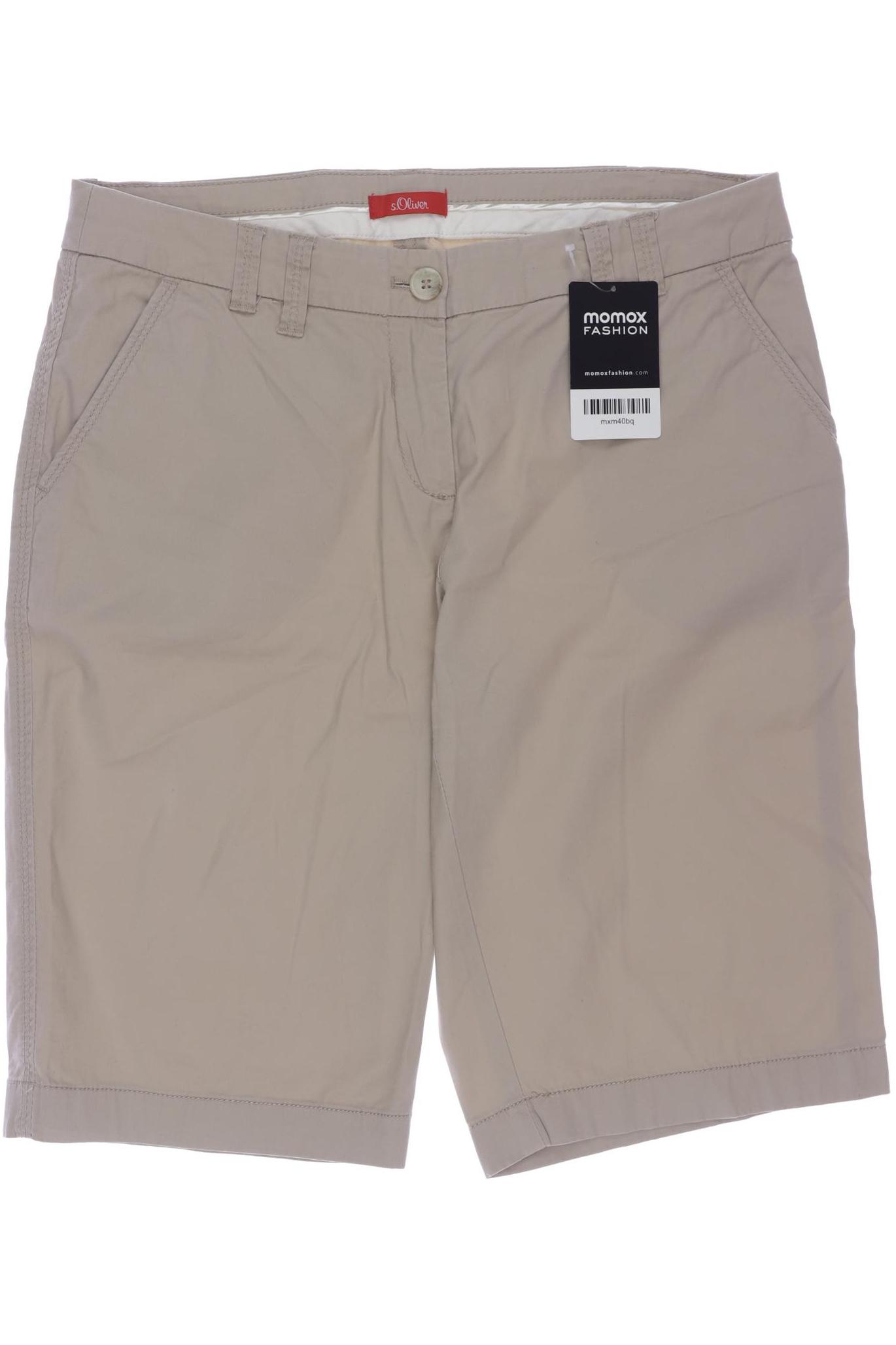 

s.Oliver Damen Shorts, beige, Gr. 36