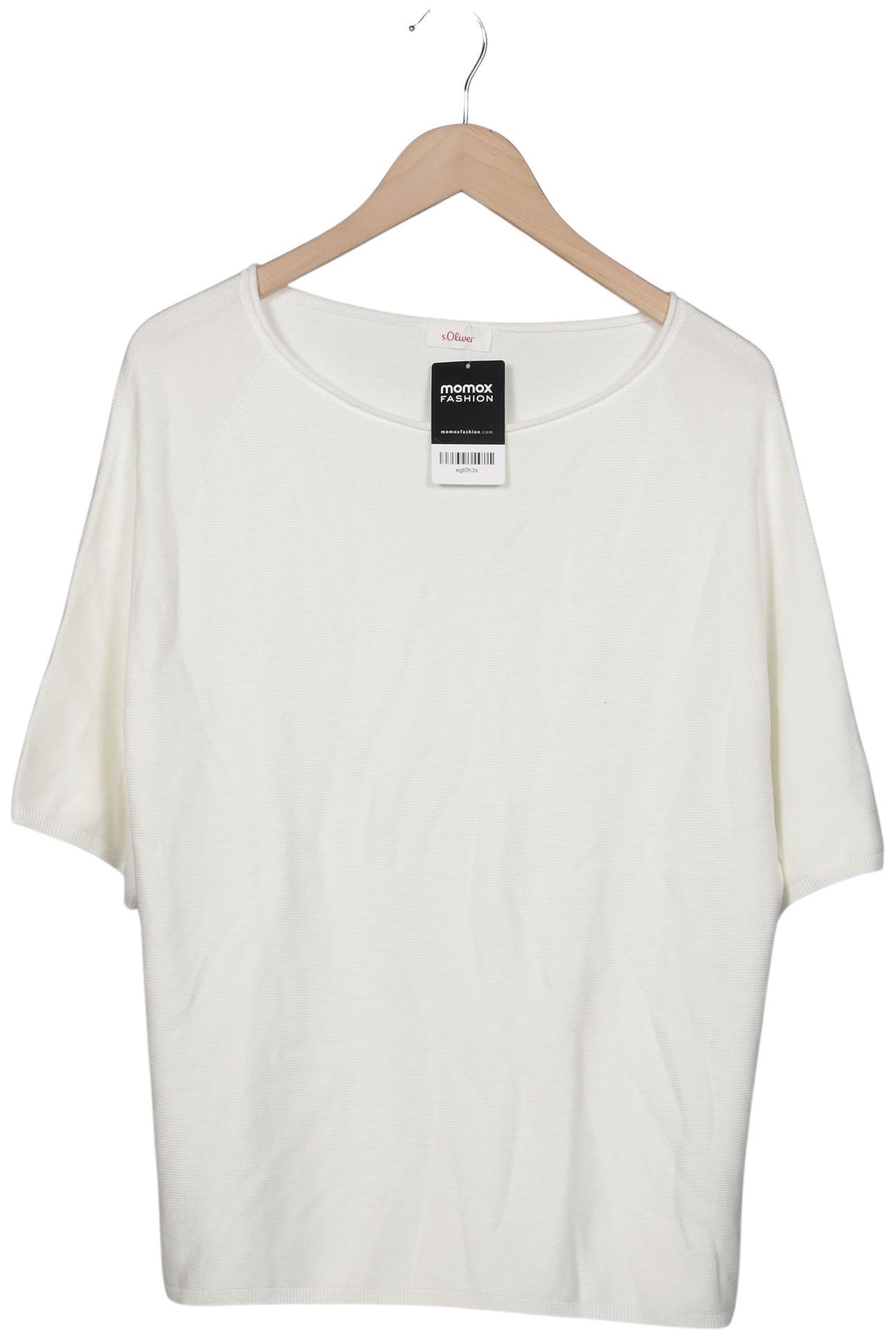 

s.Oliver Damen Pullover, weiß, Gr. 44