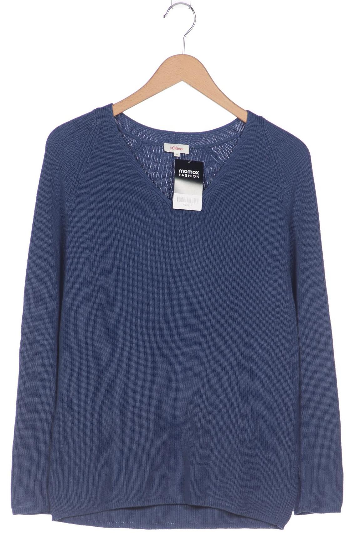 

s.Oliver Damen Pullover, blau, Gr. 40