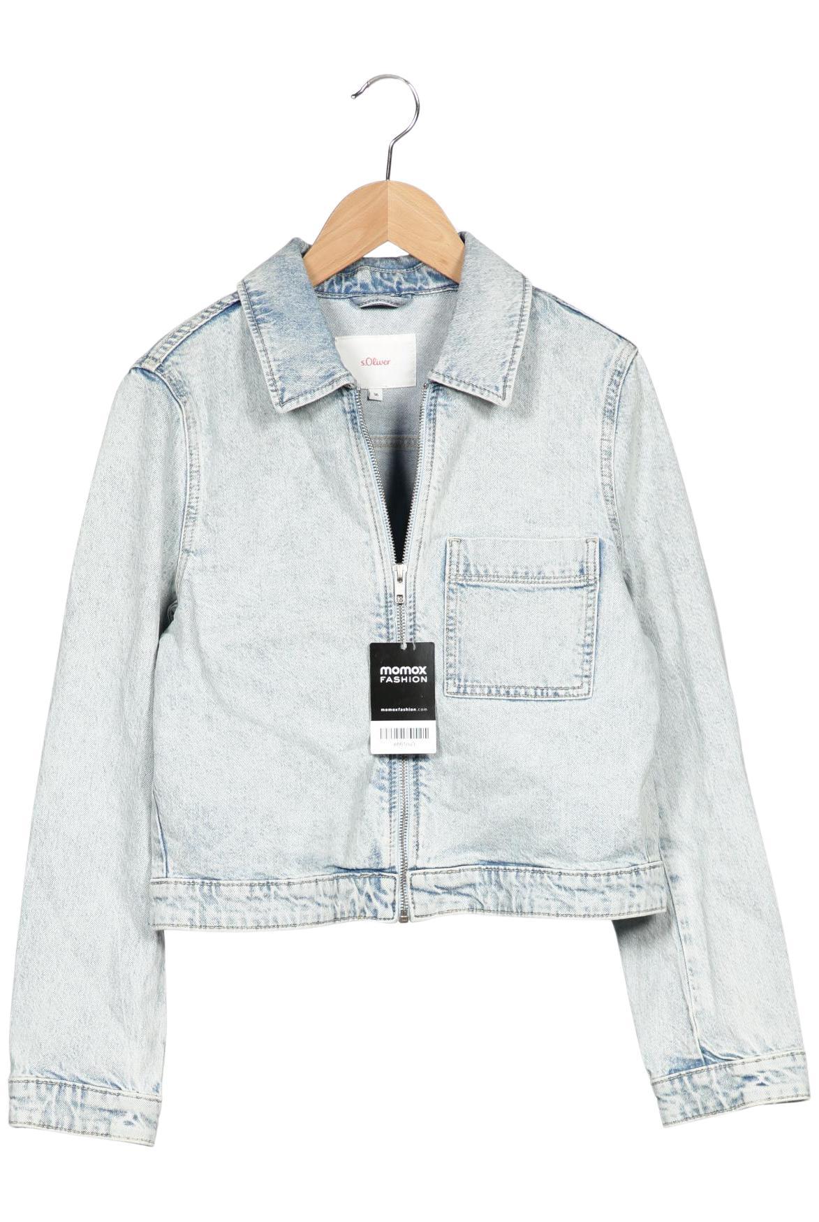 

s.Oliver Damen Jacke, hellblau, Gr. 36