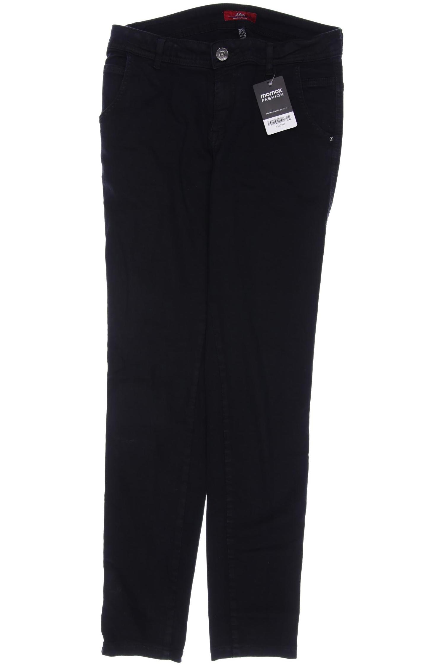 

s.Oliver Damen Jeans, schwarz