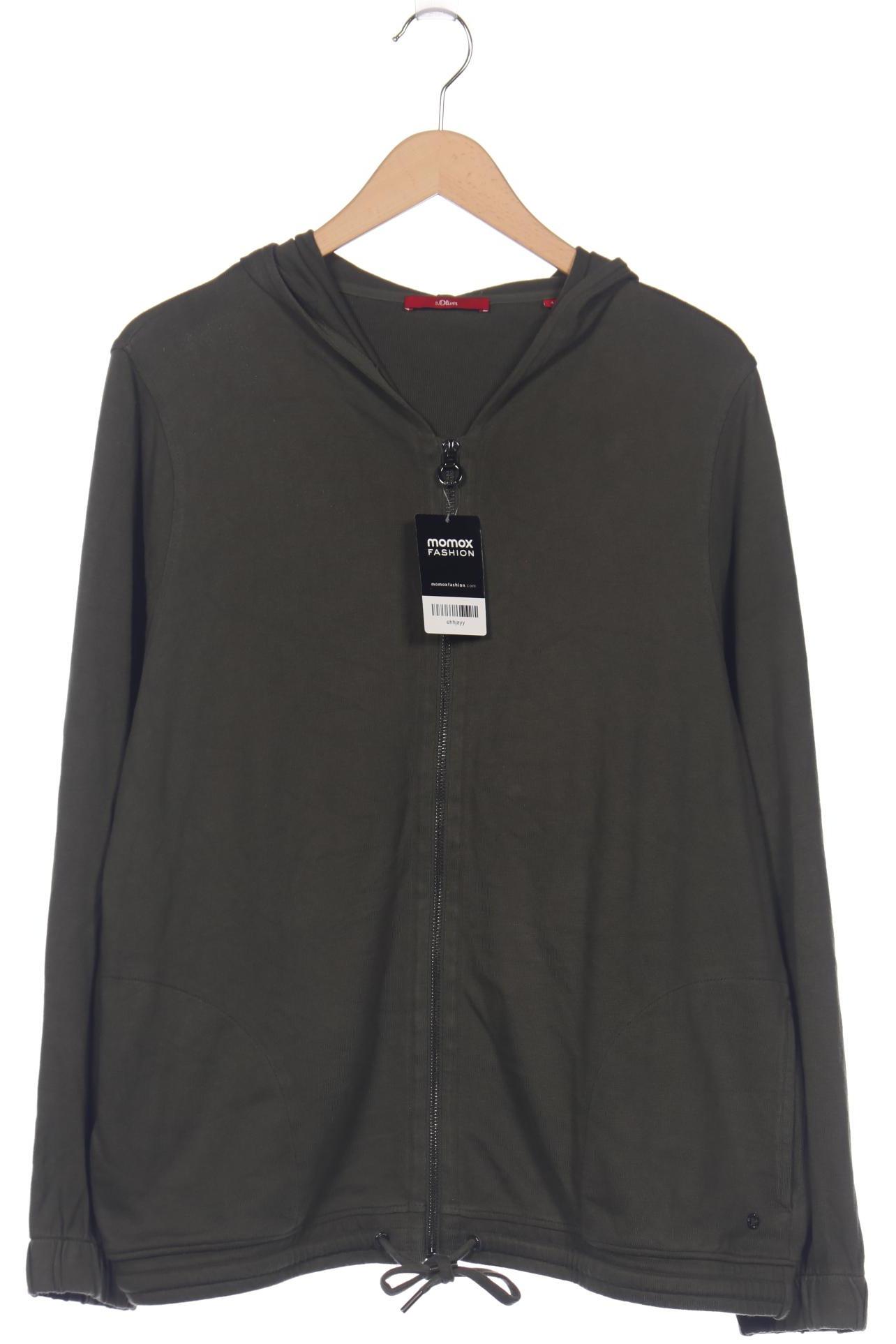 

s.Oliver Damen Kapuzenpullover, grün, Gr. 44