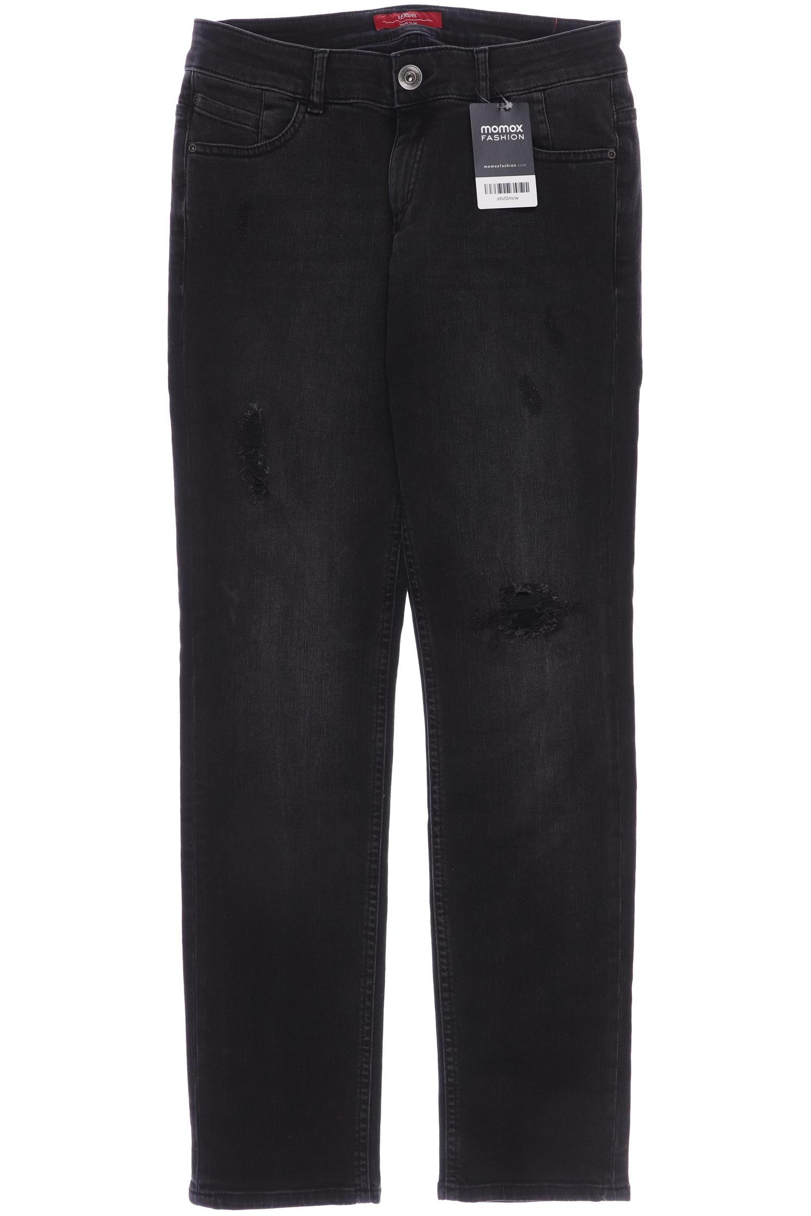 

s.Oliver Damen Jeans, grau, Gr. 34