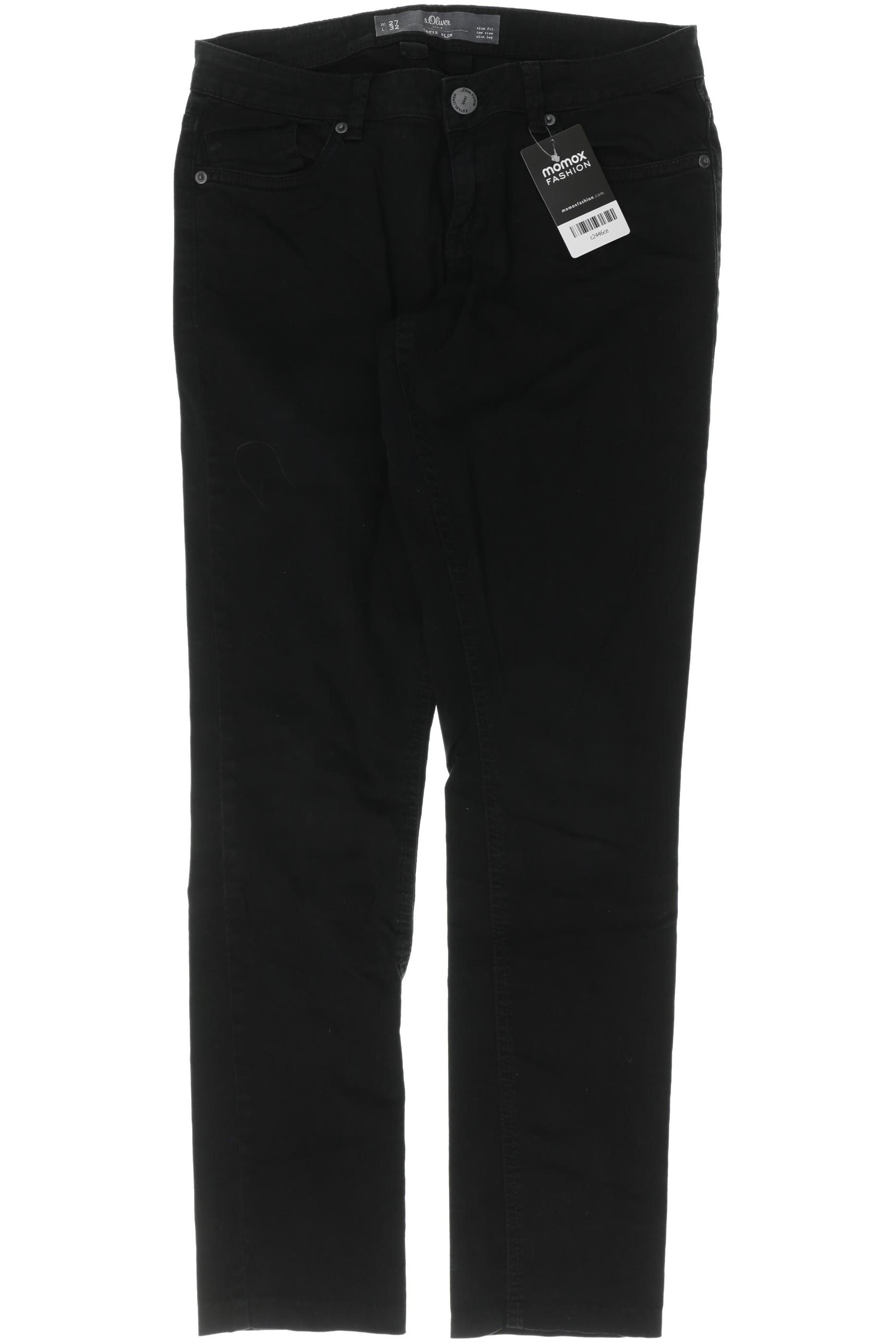 

s.Oliver Damen Jeans, schwarz