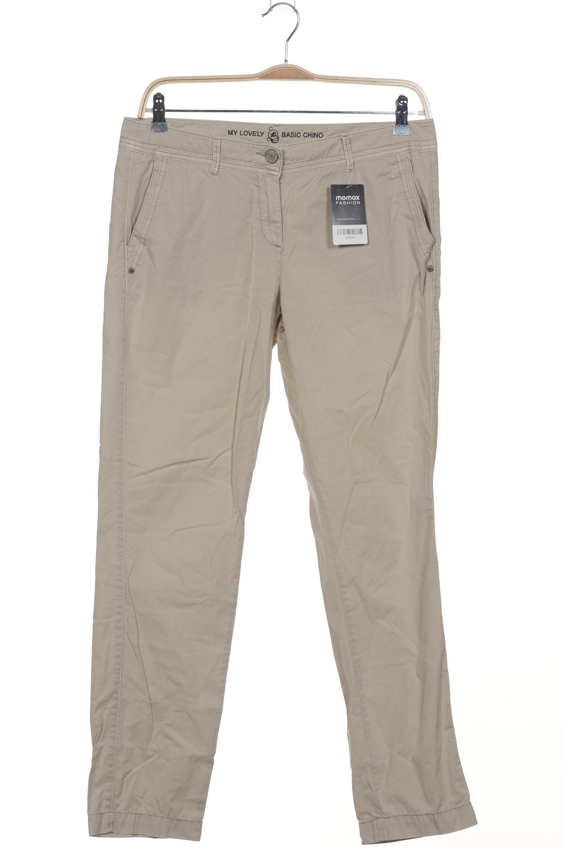 

s.Oliver Damen Stoffhose, beige, Gr. 40