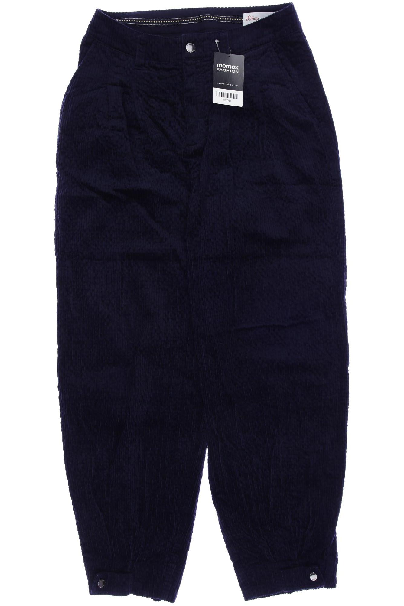 

s.Oliver Damen Stoffhose, marineblau, Gr. 34