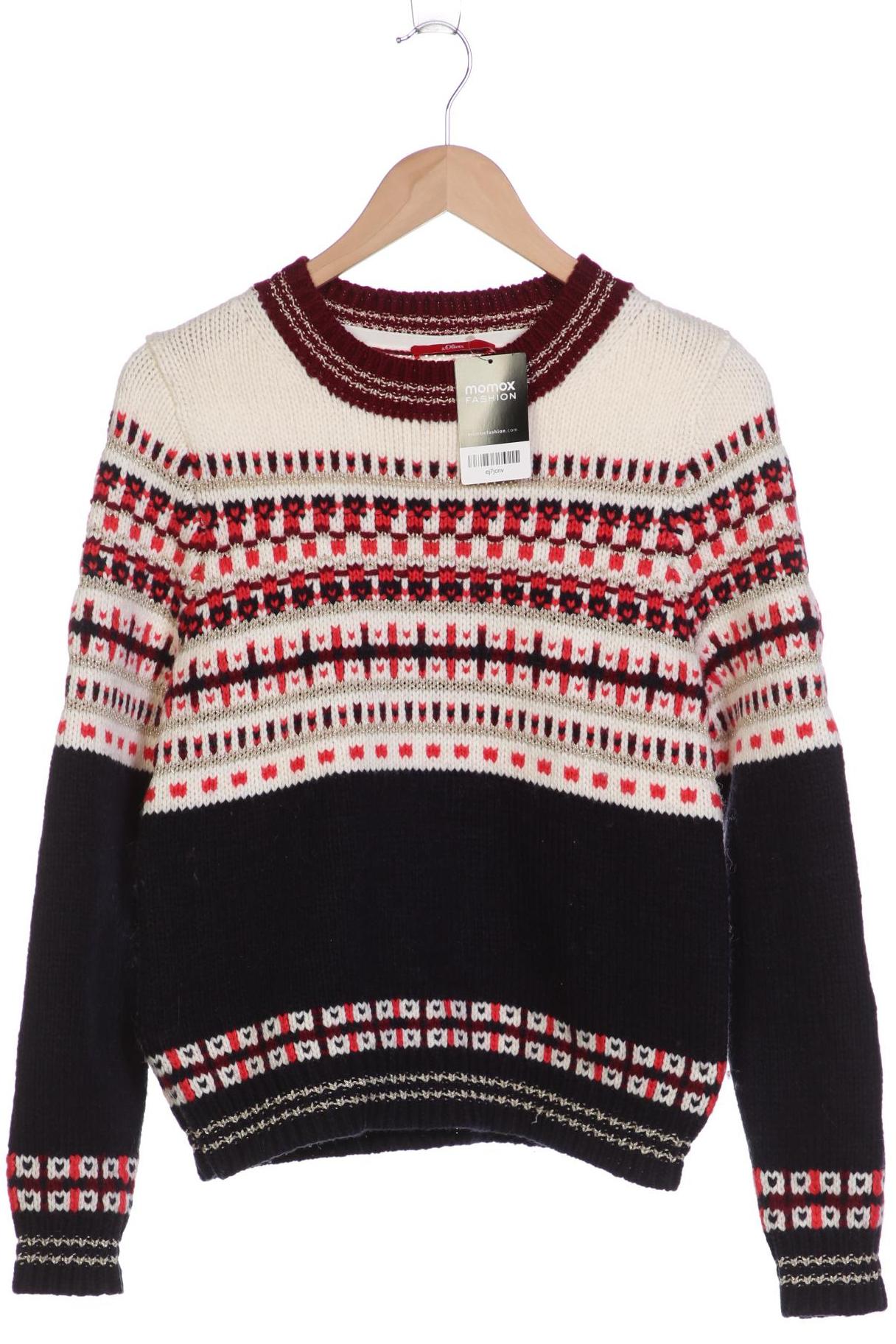 

s.Oliver Damen Pullover, mehrfarbig, Gr. 32